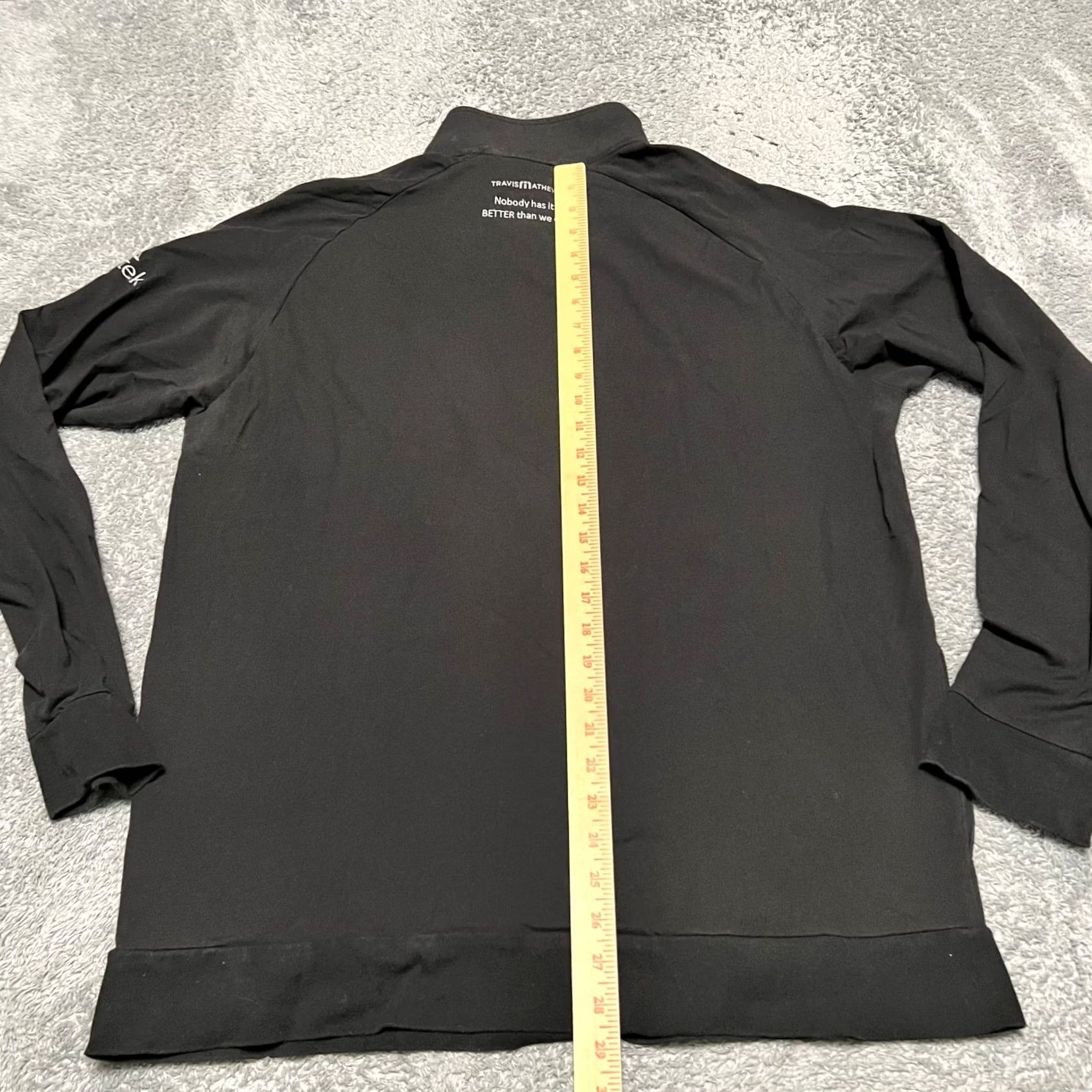 TravisMathew Travis Mathew Shirt Mens XL Black Qzip Long Sleeve Quarter Zip Shirt Men XL Black Qzip Long Sleeve Size US XL / EU 56 / 4 - 8 Thumbnail