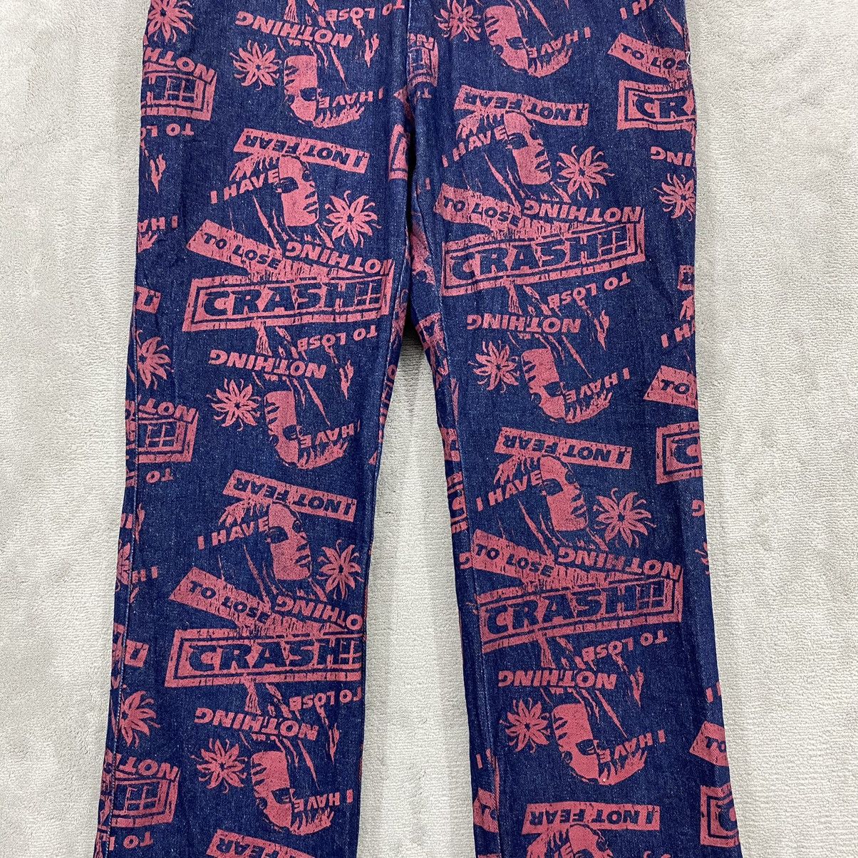 Hysteric Glamour FLARE JEANS RIMSBY FIELD FULL PRINT Size US 31 - 6 Thumbnail