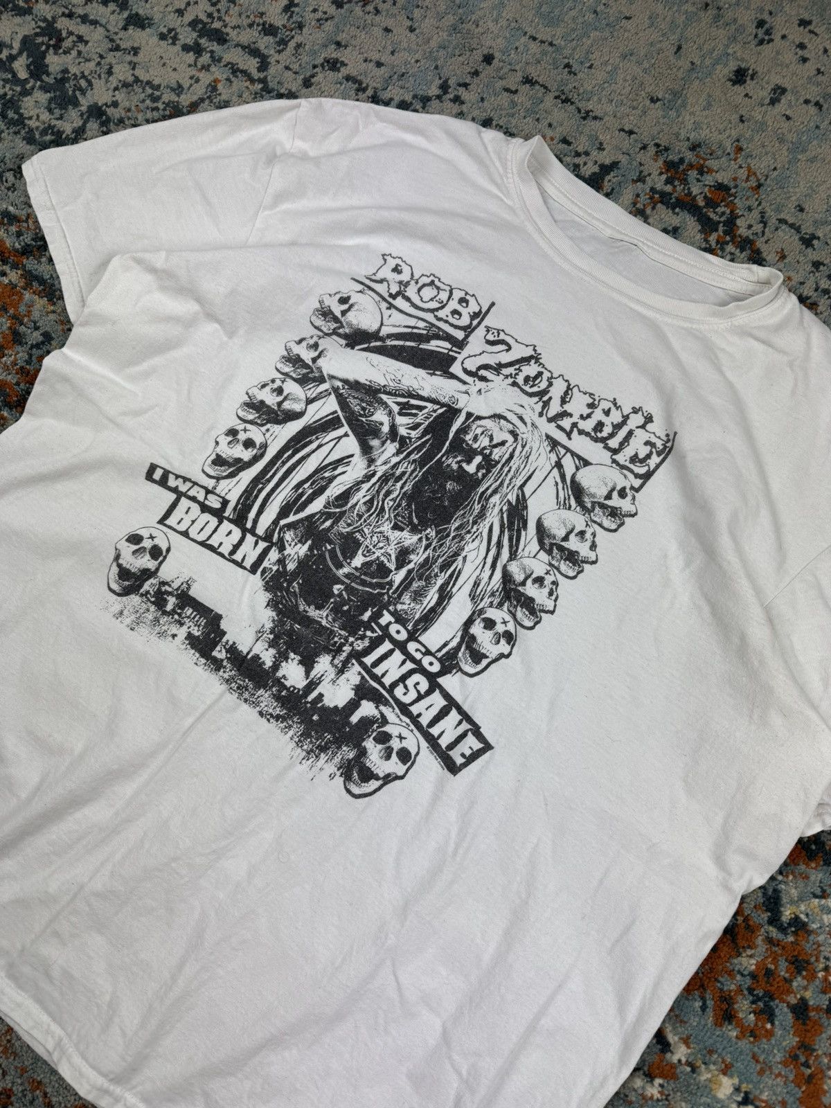 Band Tees × Vintage Vintage 00s Rob Zombie I was born to go insane graphic tee Size US XL / EU 56 / 4 - 3 Thumbnail