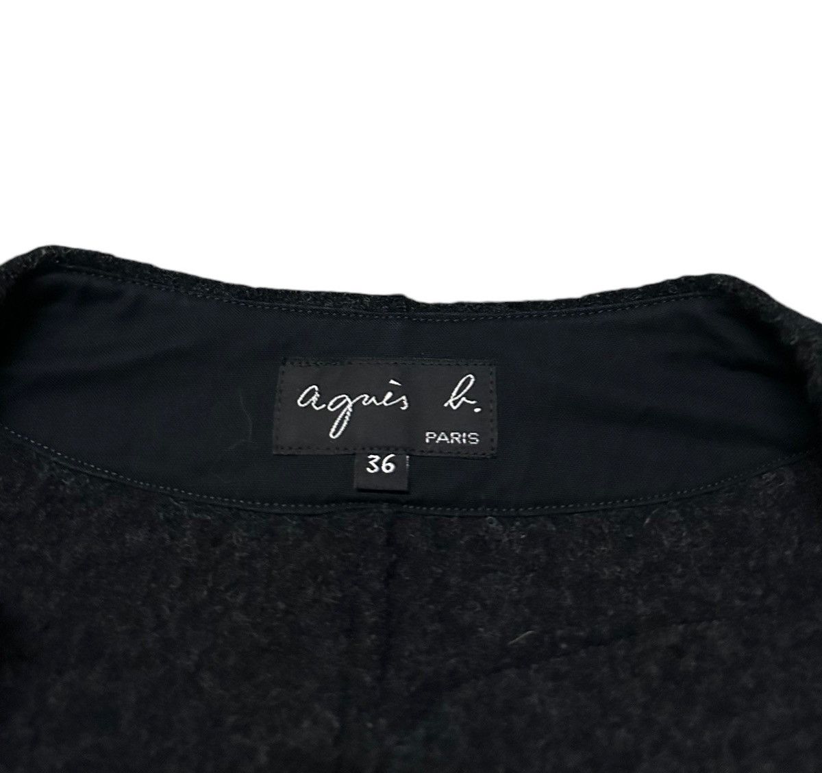 Agnes B cropped wool jacket