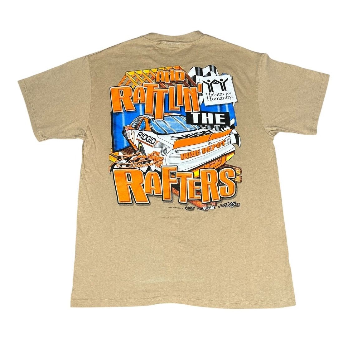 Chase Authentics × NASCAR × Vintage Vintage Nascar Tony Stewart Raising the Roof Racing T-Shirt Size US L / EU 52-54 / 3 - 2 Thumbnail