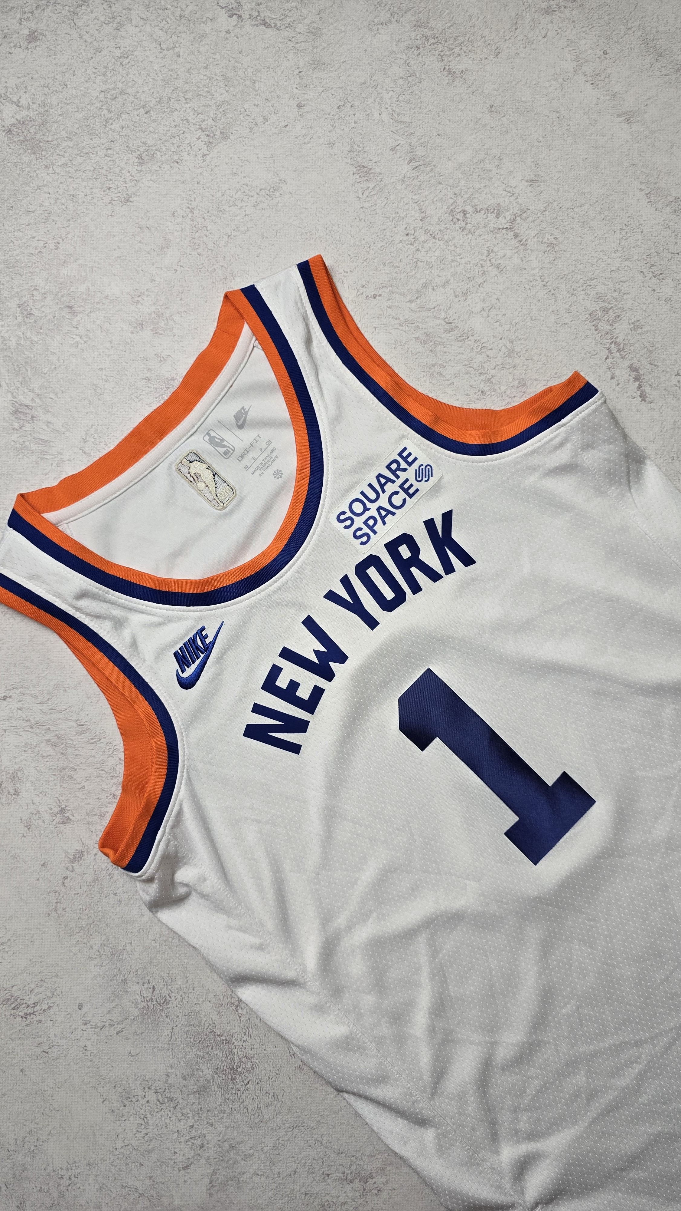 Nike Obi Toppin #1 Knicks 75th Anniversary Swingman Jersey NBA Size US S / EU 44-46 / 1 - 8 Thumbnail