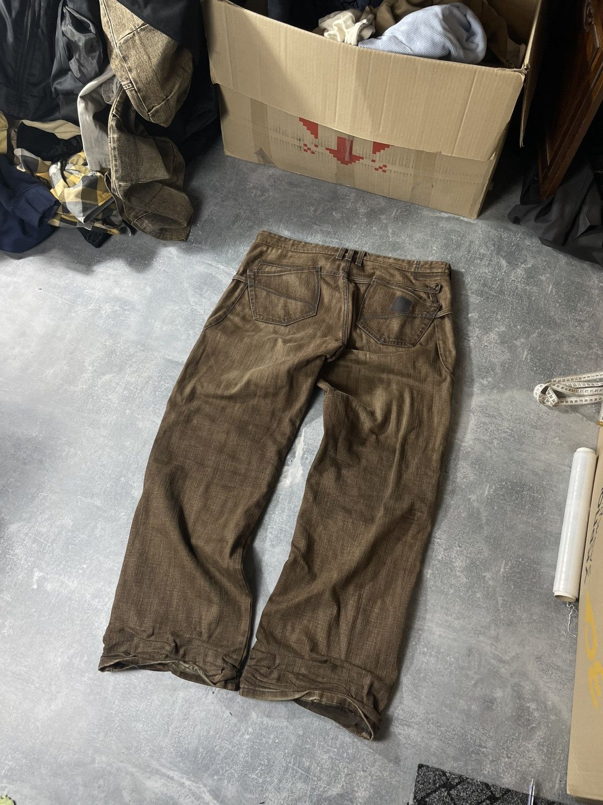Marithe Francois Girbaud vintage Y2K buttons pants jeans