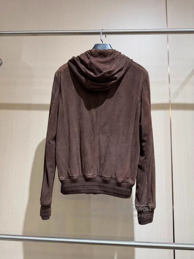 Hermes Hermes Marron Suede Hooded Zip Jacket Size US S / EU 44-46 / 1 - 2 Thumbnail