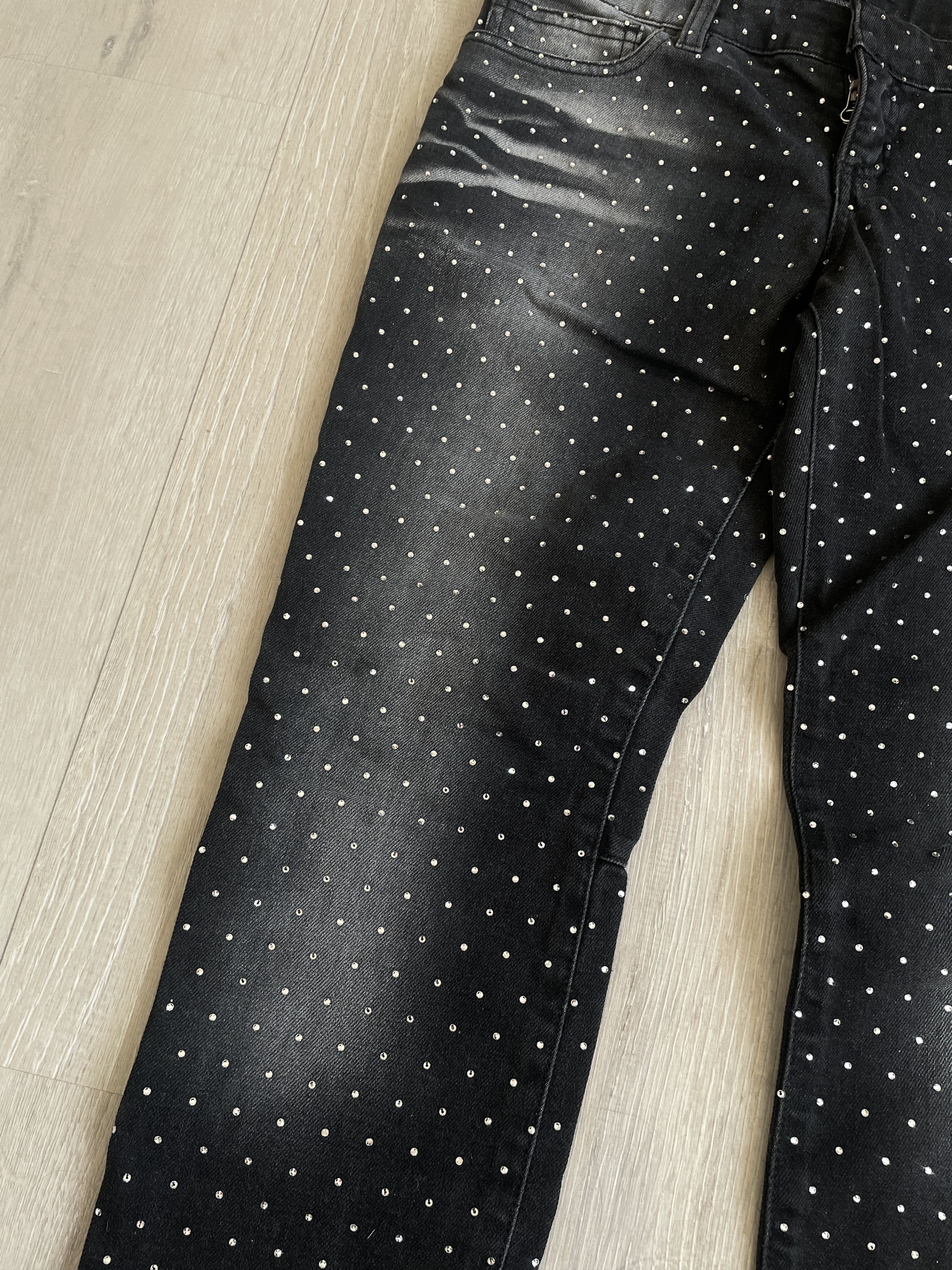 Balmain Balmain AW09 crystal runway jeans by Christophe Decarnin Size 27" / US 4 / IT 40 - 5 Thumbnail