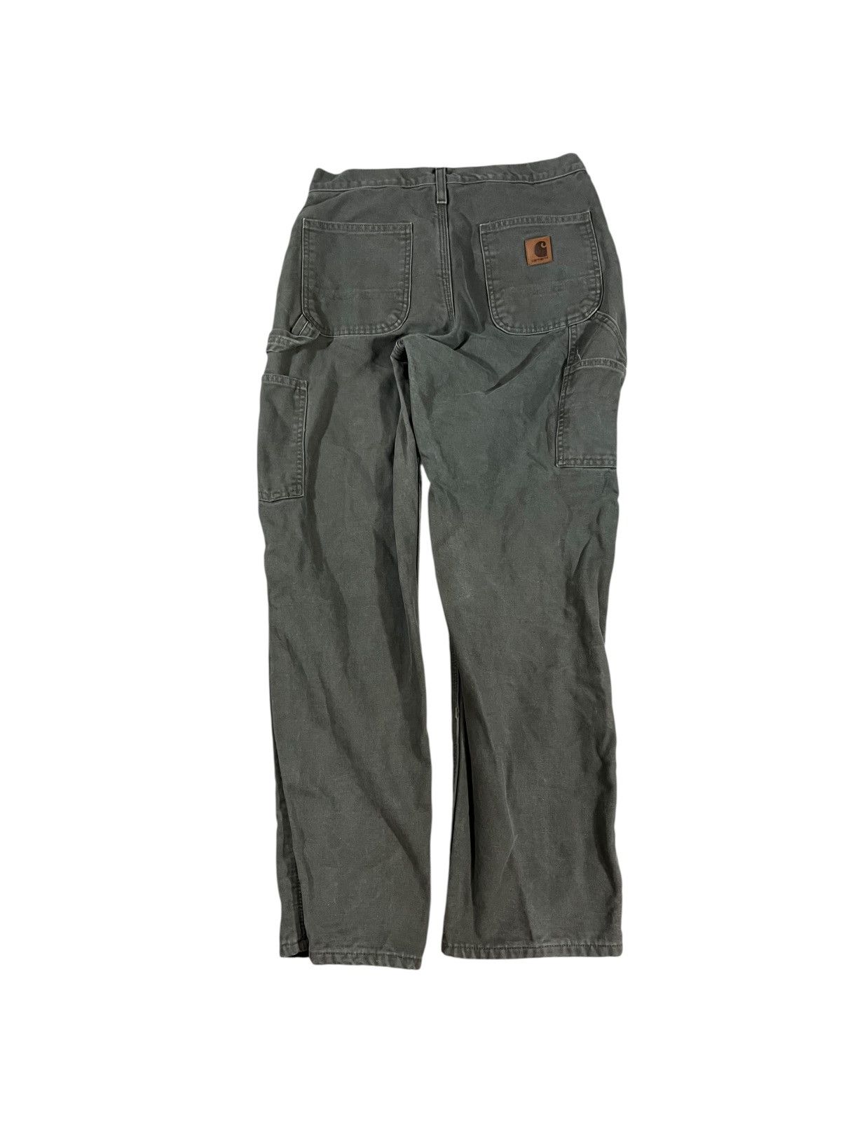 Carhartt Carhartt B111 MOS Flannel Lined Work Pants Faded Green Size US 30 / EU 46 - 2 Thumbnail