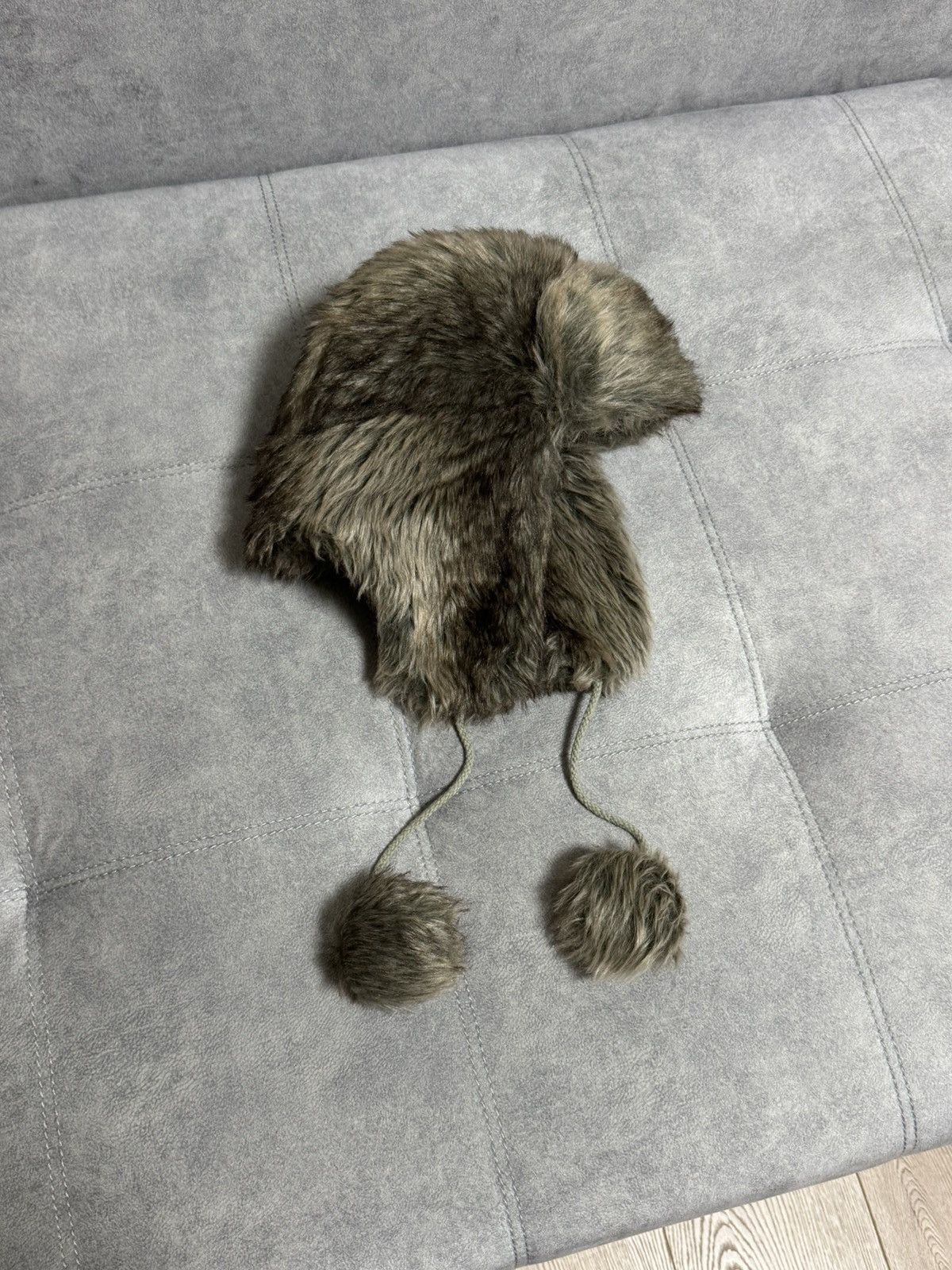 Hysteric Glamour × Vintage Vintage Hype Trapper Fur Y2K Fluffy Hat Ushanka Faux USA Size ONE SIZE - 2 Thumbnail