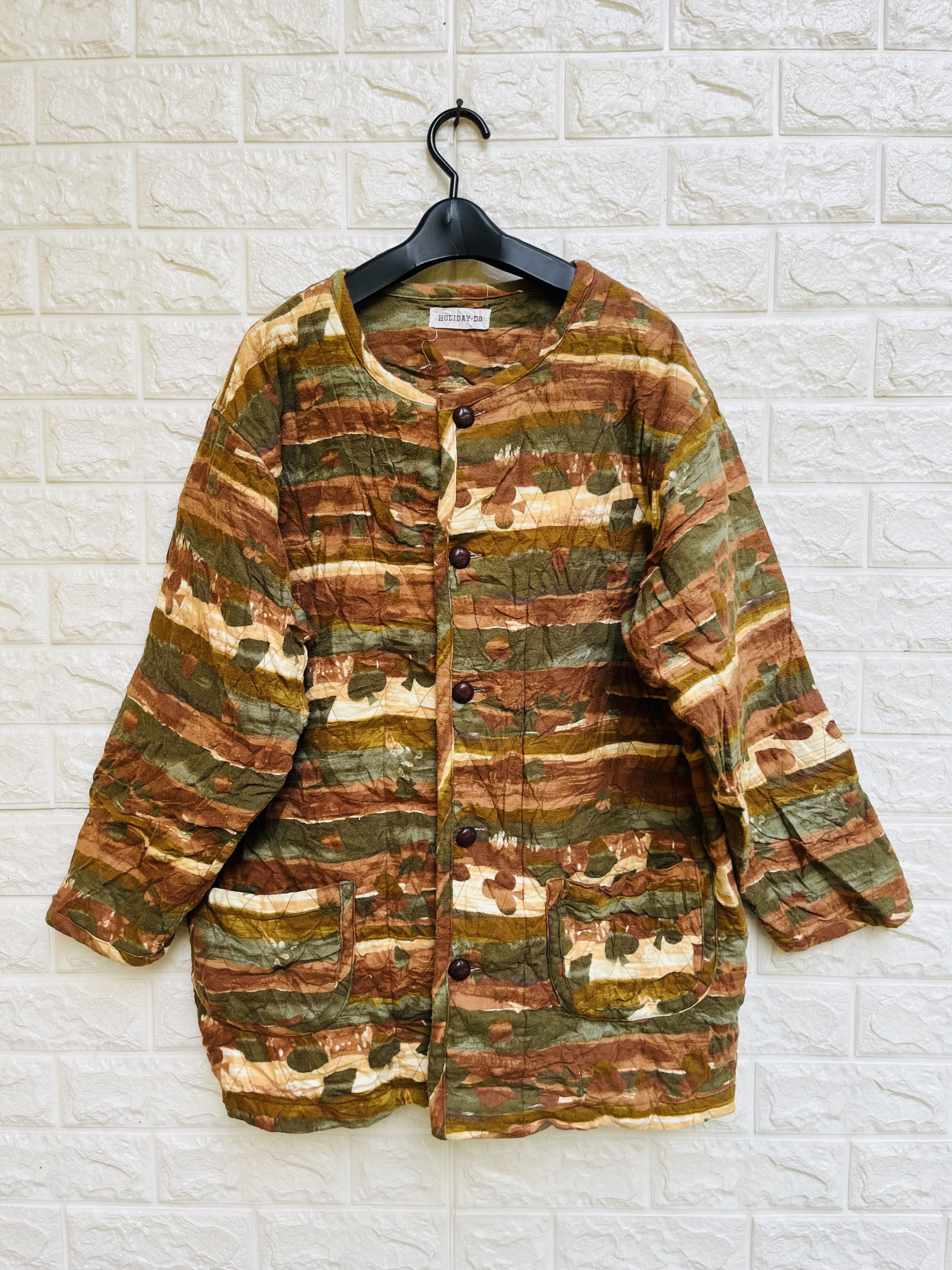 image of Vintage Holiday-Do Japanese Designer Fashion Style in Coco Brown, Women's (Size Large)