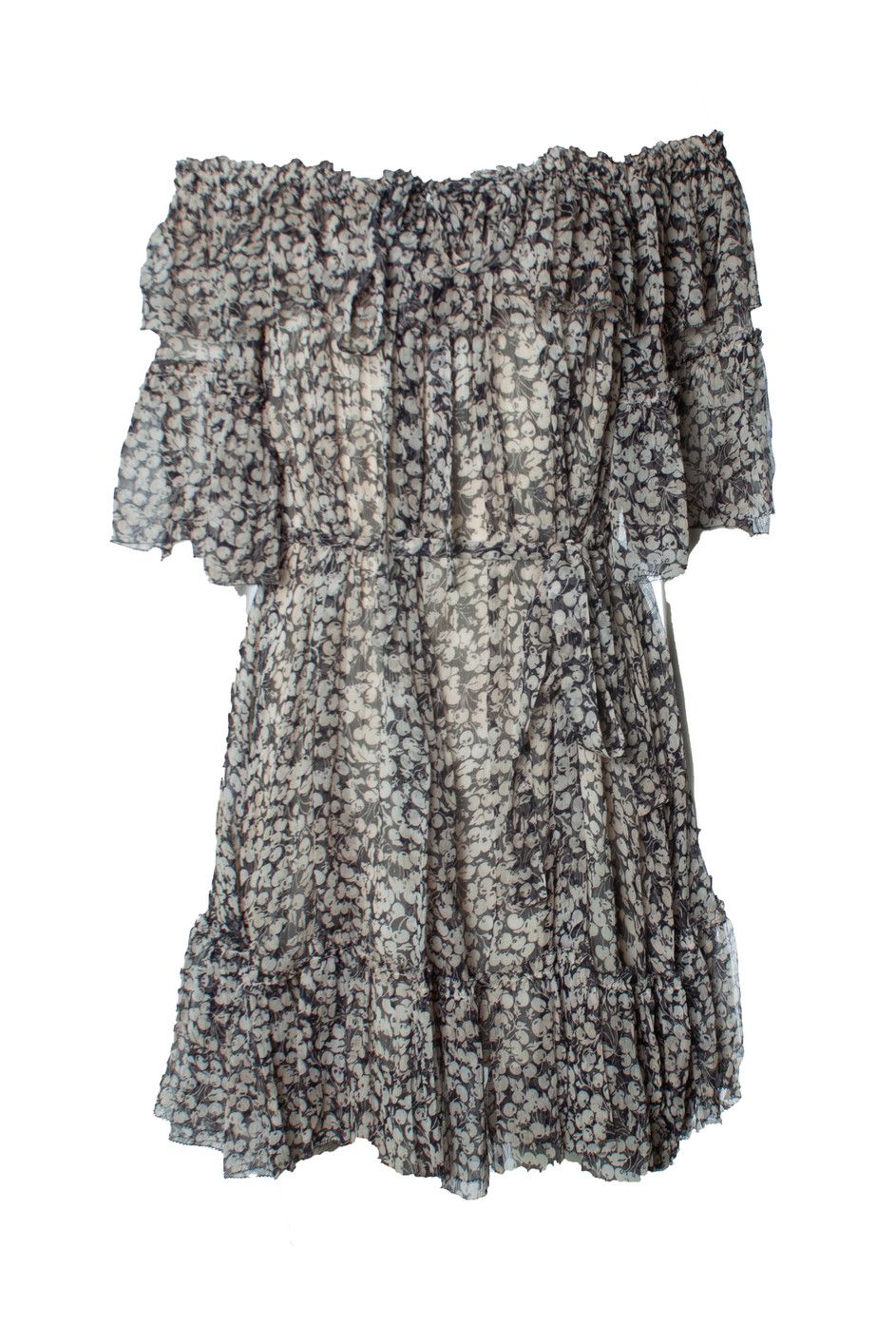 Zimmermann Zimmermann, Prima Cherry off shoulder frill dress Size L / US 10 / IT 46 - 6 Thumbnail