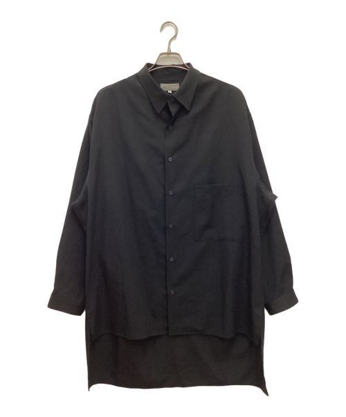 Yohji Yamamoto Yohji Yamamoto pour homme uneven blouse Size US M / EU 48-50 / 2 - 1 Thumbnail