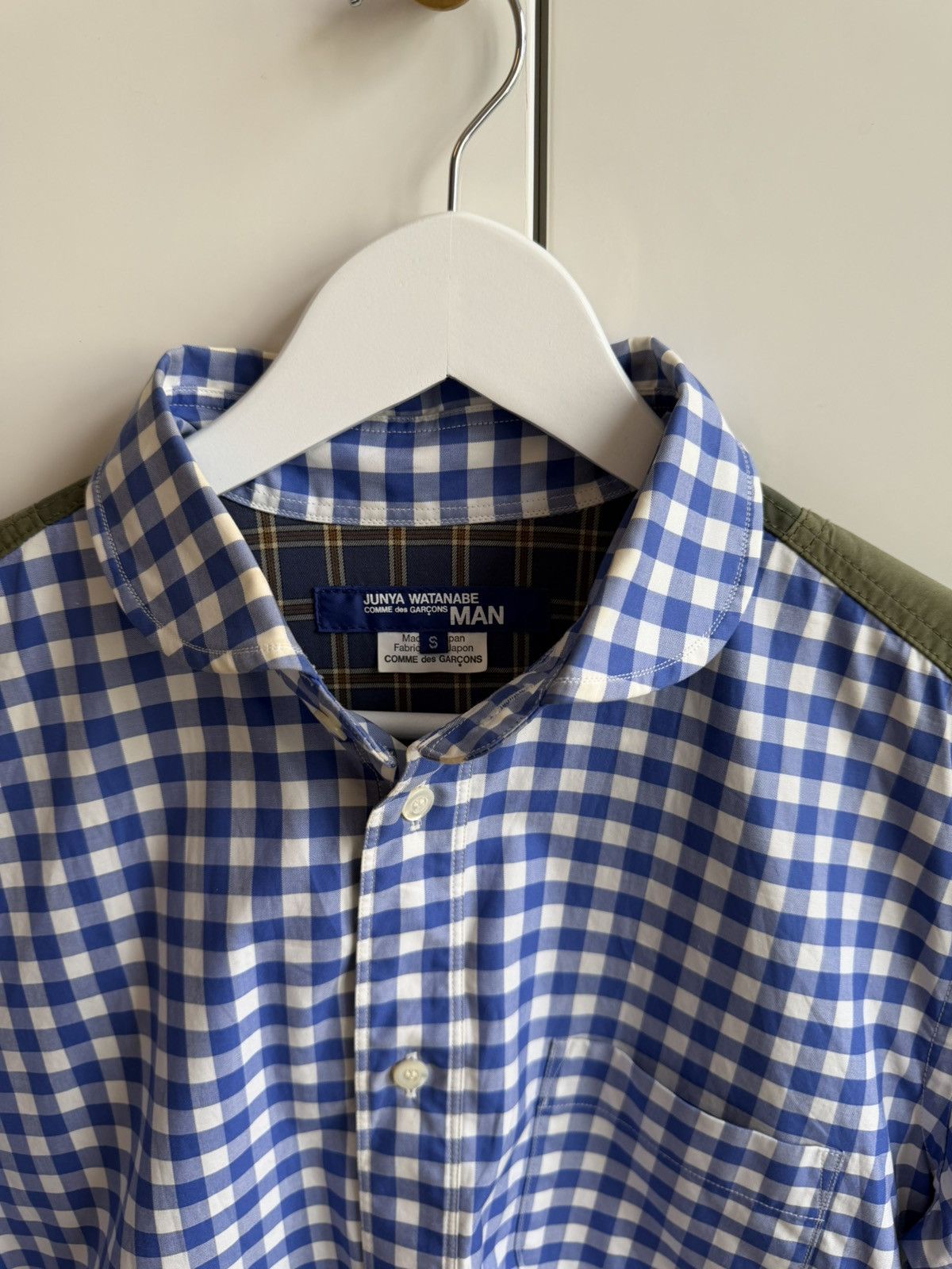 Junya Watanabe Junya Watanabe Comme des Garçons MAN Hybrid Patchwork Shirt Size S / US 4 / IT 40 - 3 Thumbnail