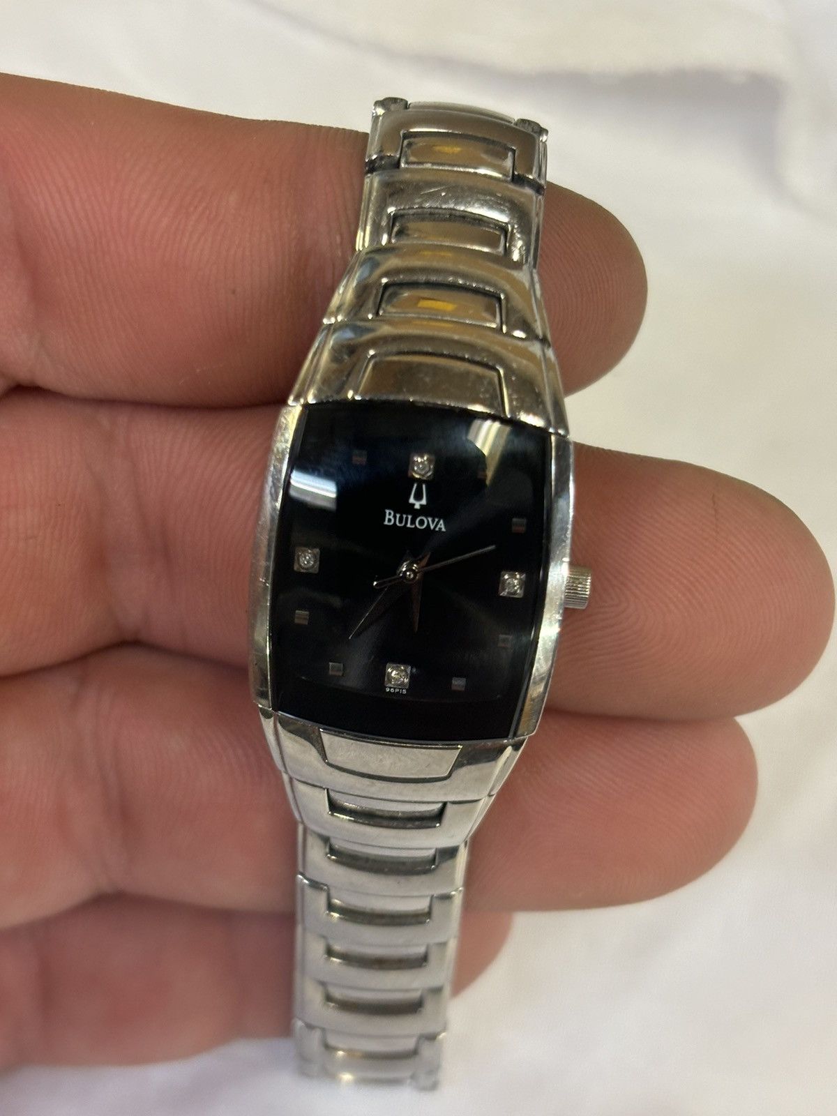 Bulova Bulova Diamond B2 Silver Tone Womens Watch! Size ONE SIZE - 4 Thumbnail