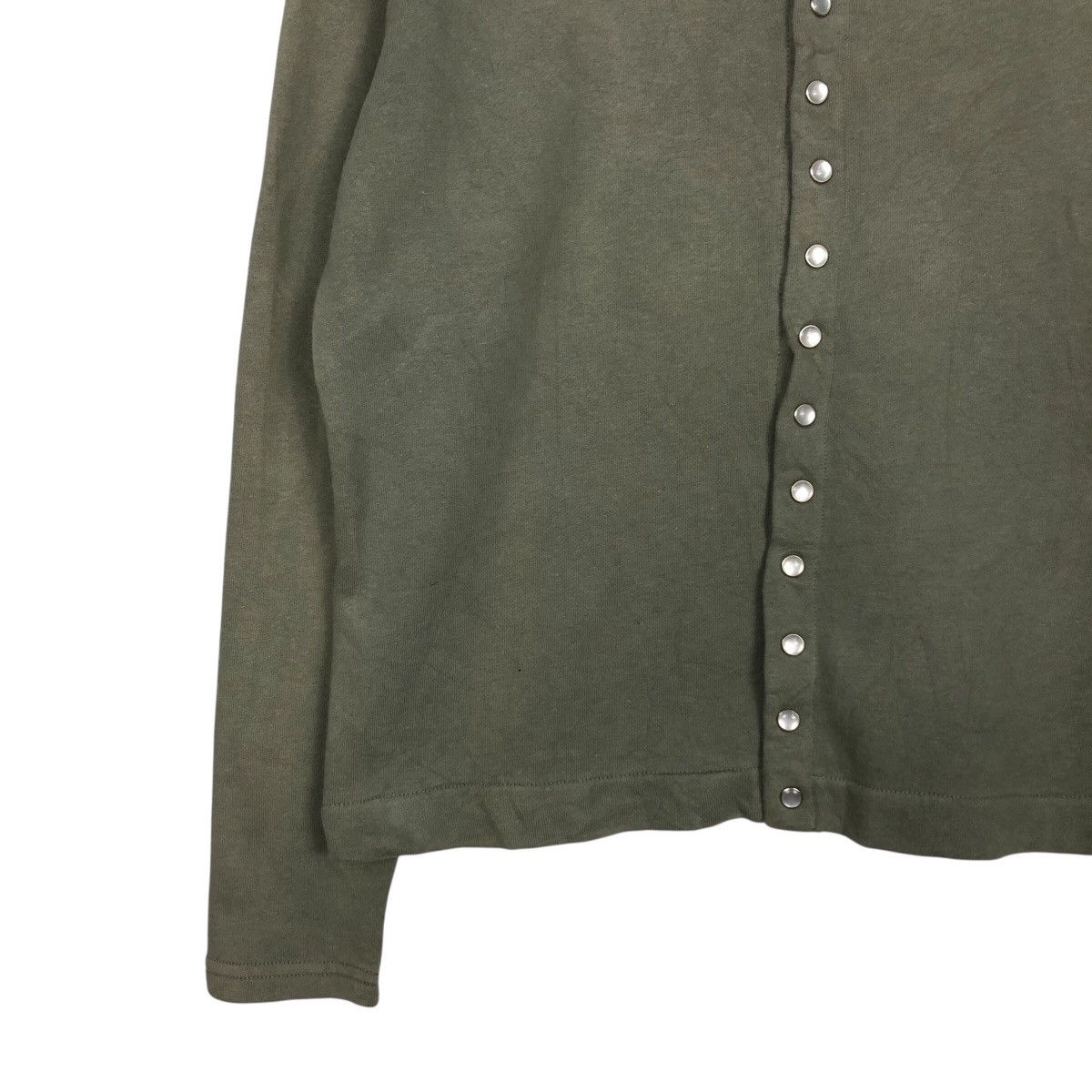 Japanese Brand 📌Rich Green Olive Vintage Cardigan Omnes Issey Miyake Size US M / EU 48-50 / 2 - 5 Thumbnail