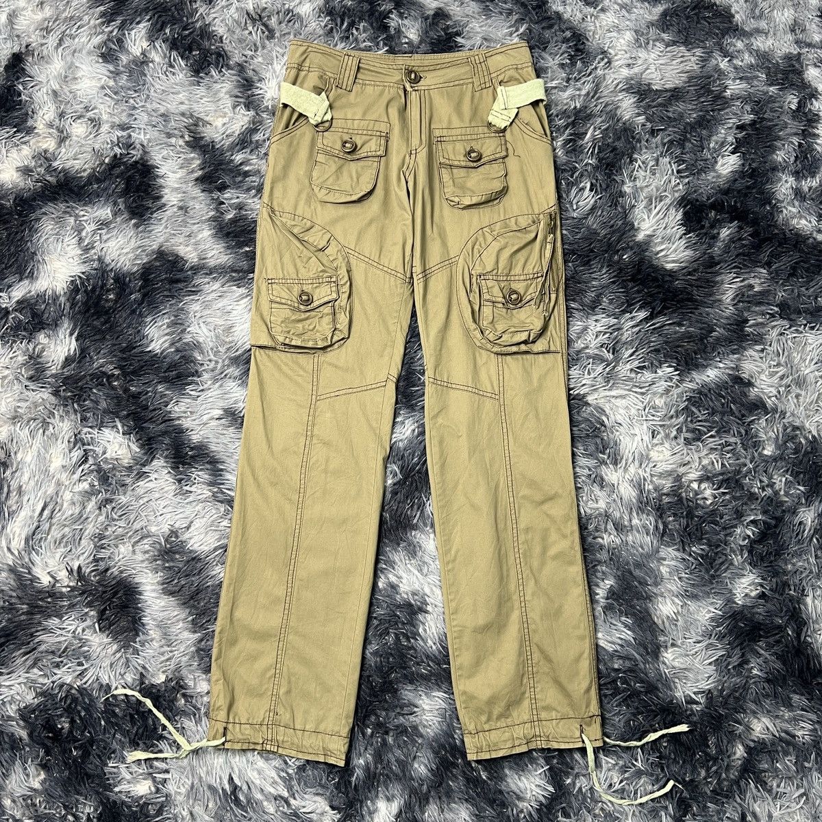 The Unbranded Brand Unbranded MultiPocket Cargo Pants Size US 28 / EU 44 - 1 Thumbnail
