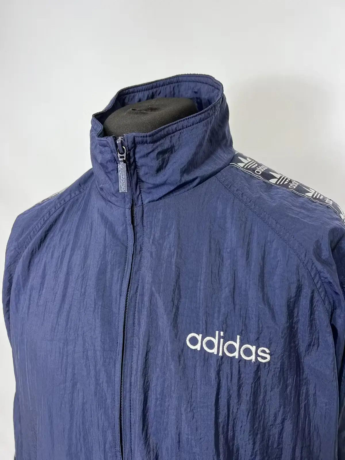 Adidas × Vintage Vintage Adidas full zip track top Size US L / EU 52-54 / 3 - 4 Thumbnail