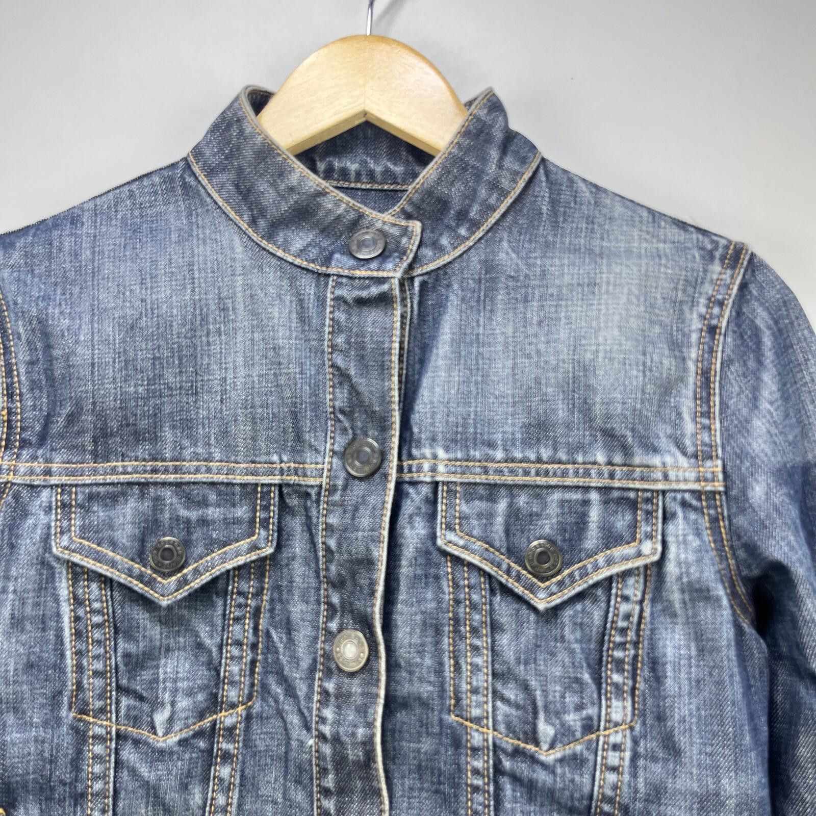 Gap Vintage Y2K Gap Denim Jacket Jean Womens Small Size S / US 4 / IT 40 - 3 Thumbnail