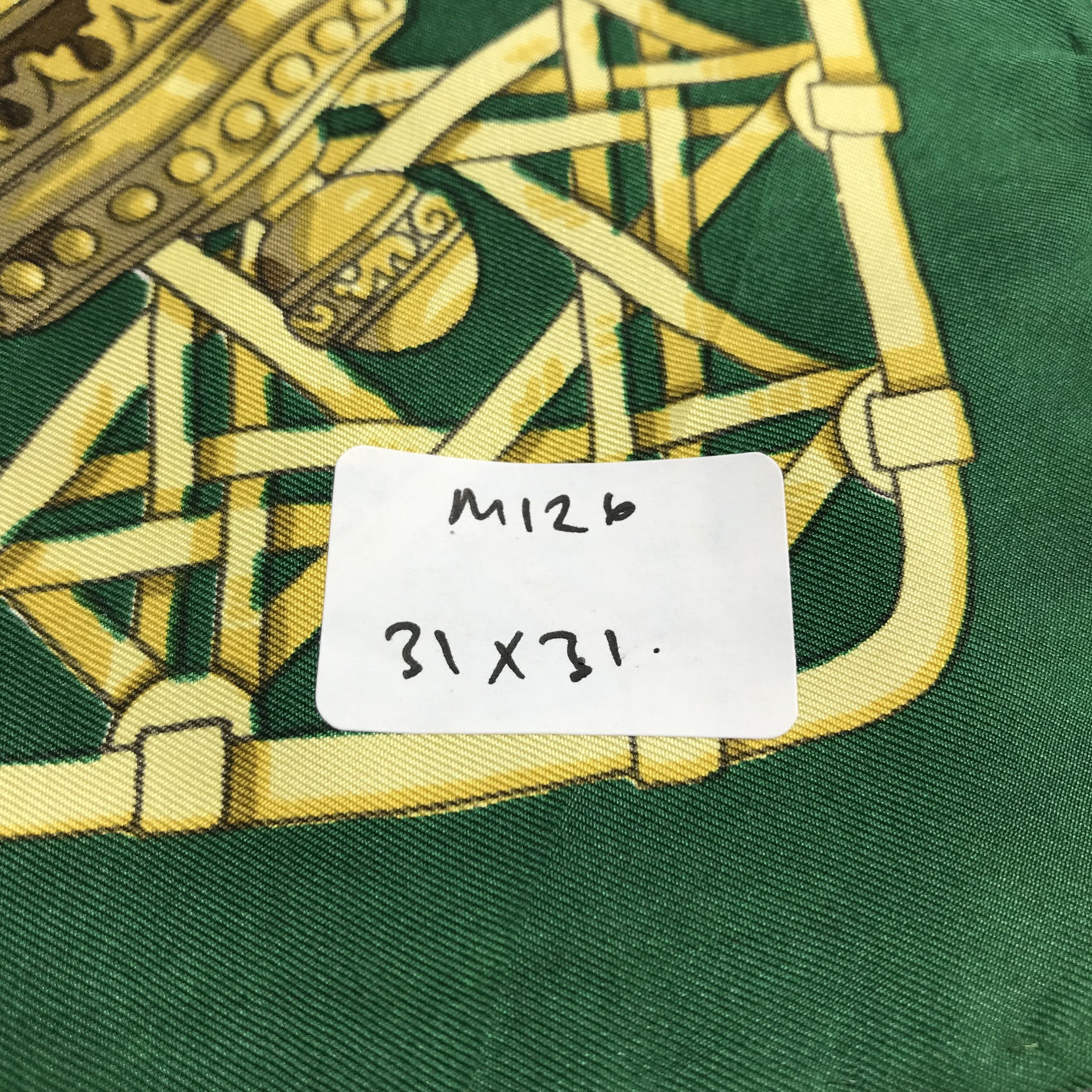 Japanese Brand Vintage Feux de Route Luxury Silk Scarf M126 Size ONE SIZE - 4 Thumbnail