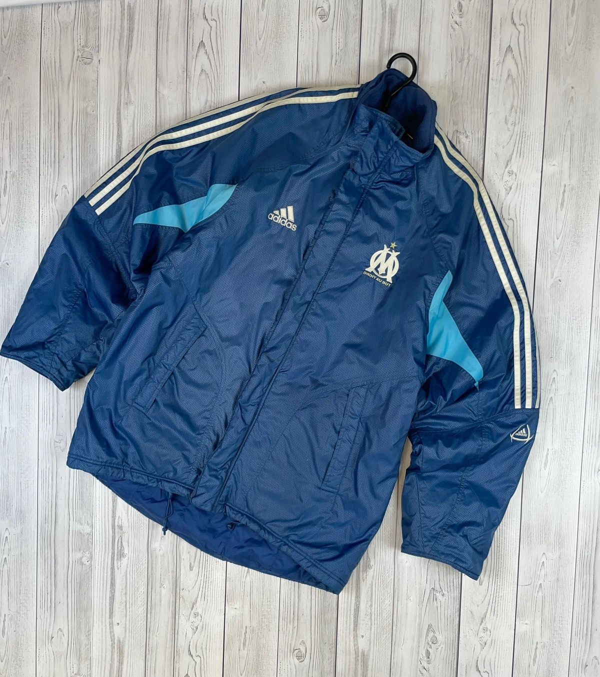Adidas Vintage adidas Olympic Marseille soccer jacket size S logo Size US S / EU 44-46 / 1 - 1 Thumbnail