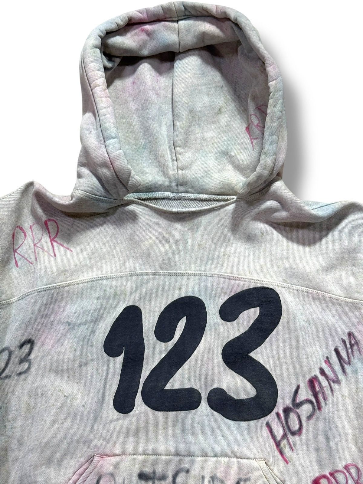 Designer × RRR-123 *RARE* GRAFFITI GARDEN RRR-123 GOD RELIGION HOODIE Size US S / EU 44-46 / 1 - 3 Thumbnail