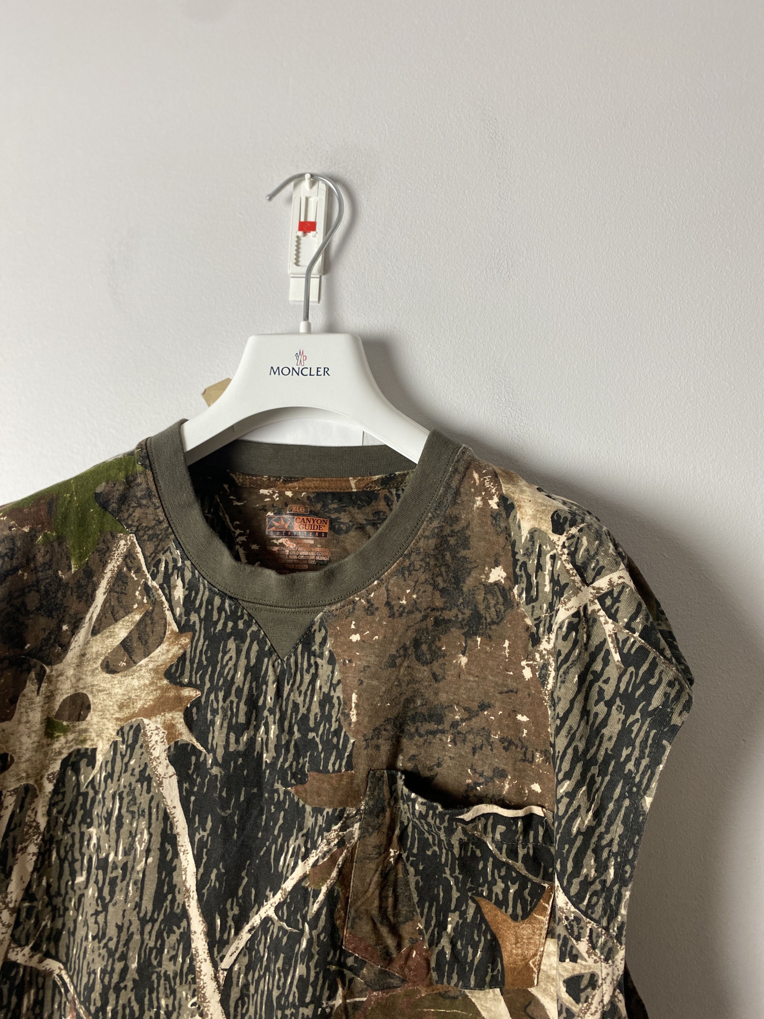 Vintage Vintage camo forrest print tank top t-shirt tee Size US XL / EU 56 / 4 - 2 Thumbnail