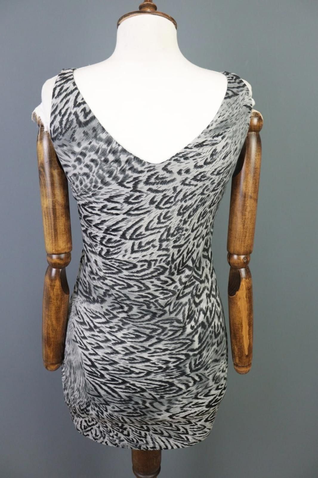 Roberto Cavalli Roberto Cavalli Multicolor Animals Printed Short Dress Sz L Size L / US 10 / IT 46 - 7 Thumbnail