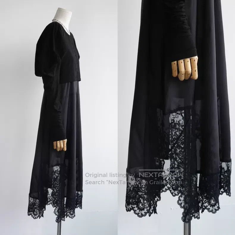 Comme des Garcons Comme Des Garcons Torn bride season strapless lace dress Size M / US 6-8 / IT 42-44 - 4 Thumbnail