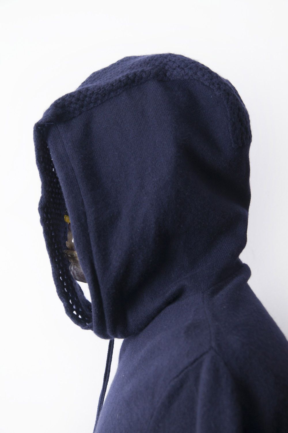 Helmut Lang AW03 cashmere Mohawk hoodie Size US S / EU 44-46 / 1 - 11 Thumbnail