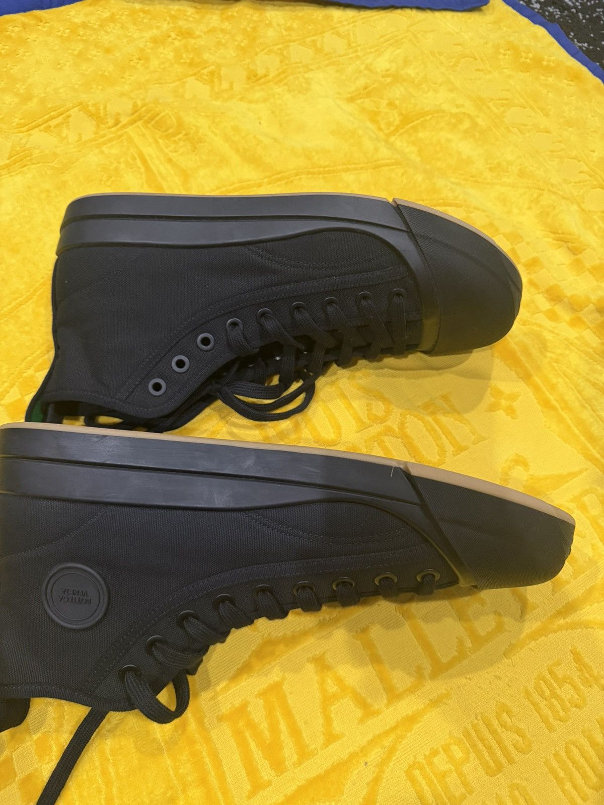 Bottega Veneta Bottega Veneta - High-top Fabric Sneakers Size US 13 / EU 46 - 25 Thumbnail