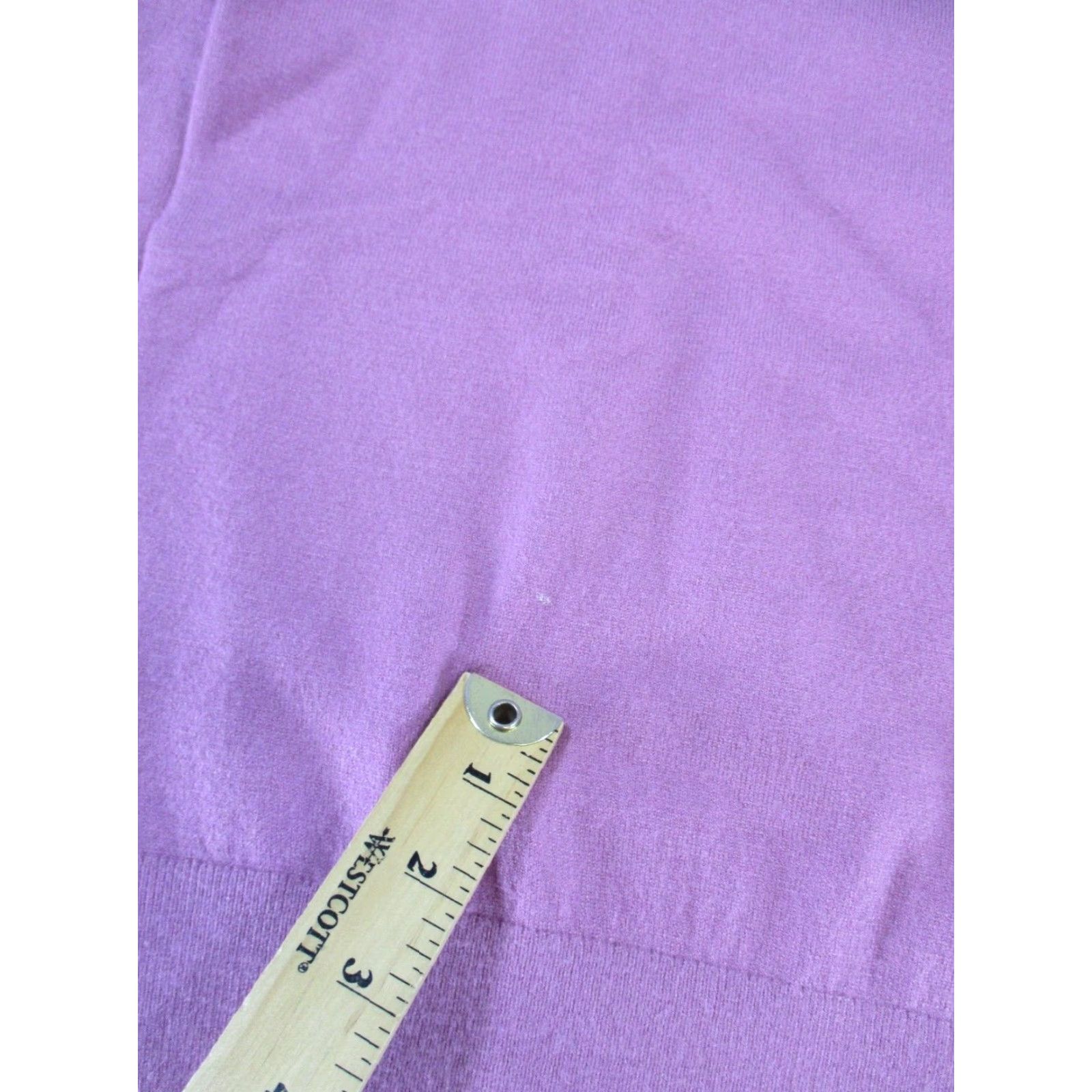 Ann Taylor Ann Taylor Sweater Women XS Purple Knit Mock Neck Pullover Solid Womens Size XS / US 0-2 / IT 36-38 - 6 Thumbnail