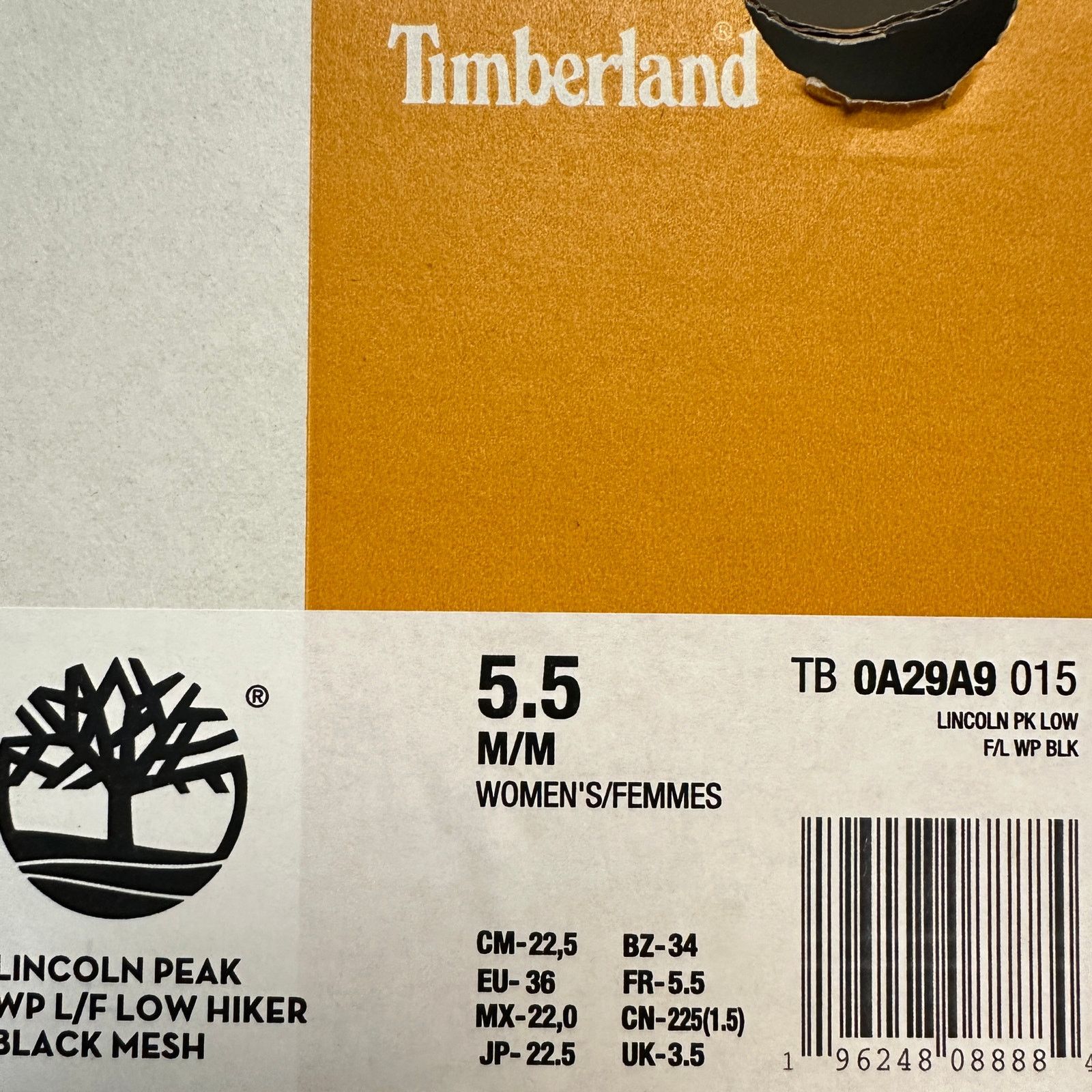 Timberland TIMBERLAND WOMEN'S 5.5 LINCOLN PEAK LITE WATERPROOF HIKING S Size US 5.5 / IT 35.5 - 8 Thumbnail