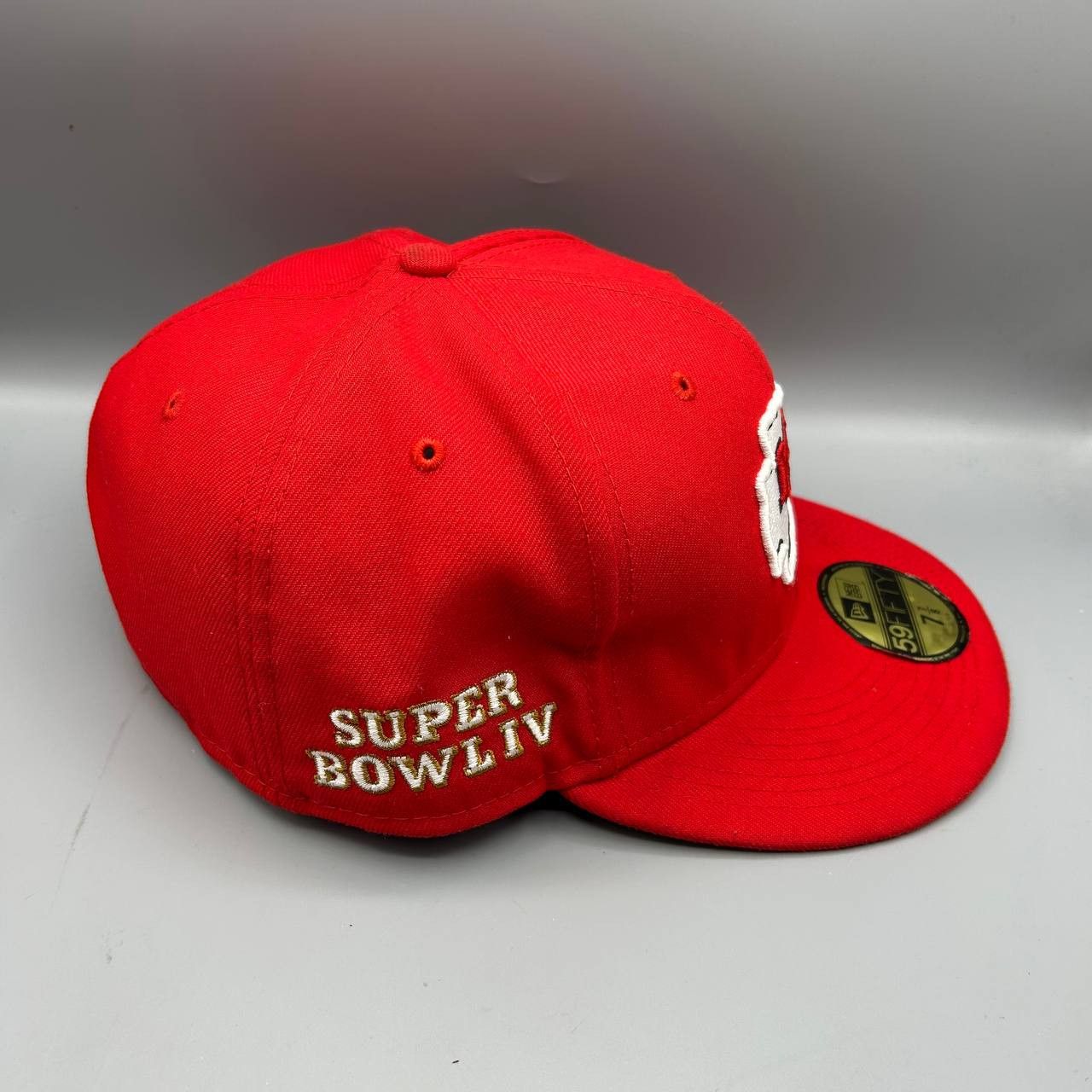 New Era Kansas City Chiefs Hat Men 7 7/8 Super Bowl NFL Fitted Cap Size ONE SIZE - 5 Thumbnail