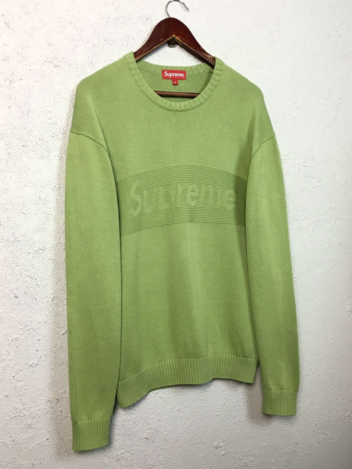 Supreme sweater SUPREME Tonal Paneled knitted y2k vintage skate Size US M / EU 48-50 / 2 - 5 Thumbnail
