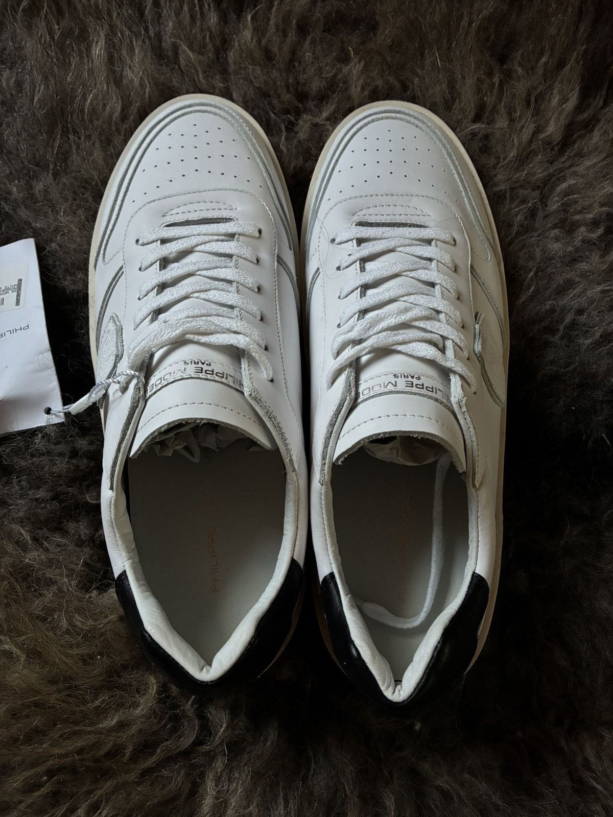 Philippe Model Philippe Model SS 24 Nice Low-Top Leather Sneakers Size US 12.5 / EU 45-46 - 3 Thumbnail