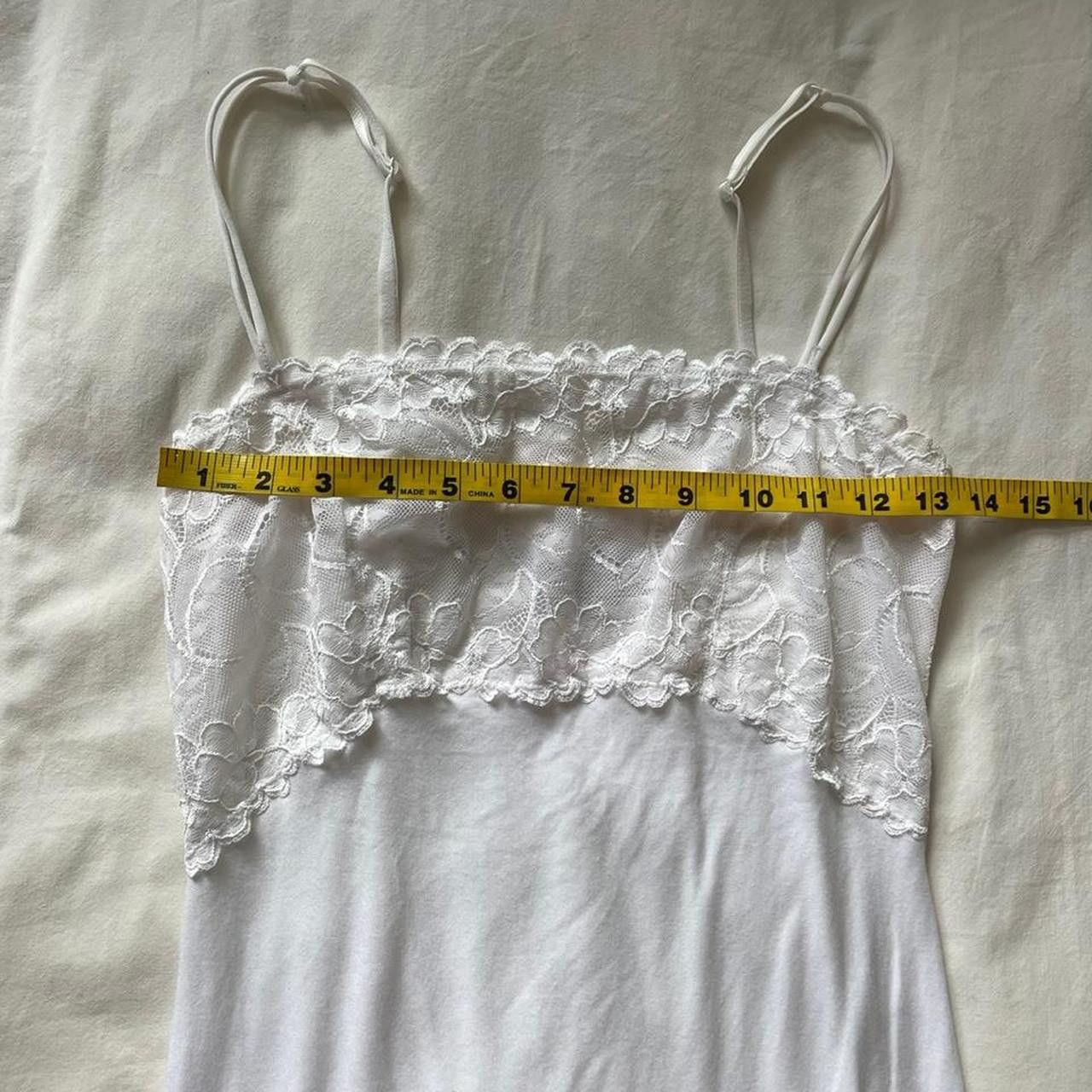Other 2000s white lacy stretch cami top Size M / US 6-8 / IT 42-44 - 4 Thumbnail