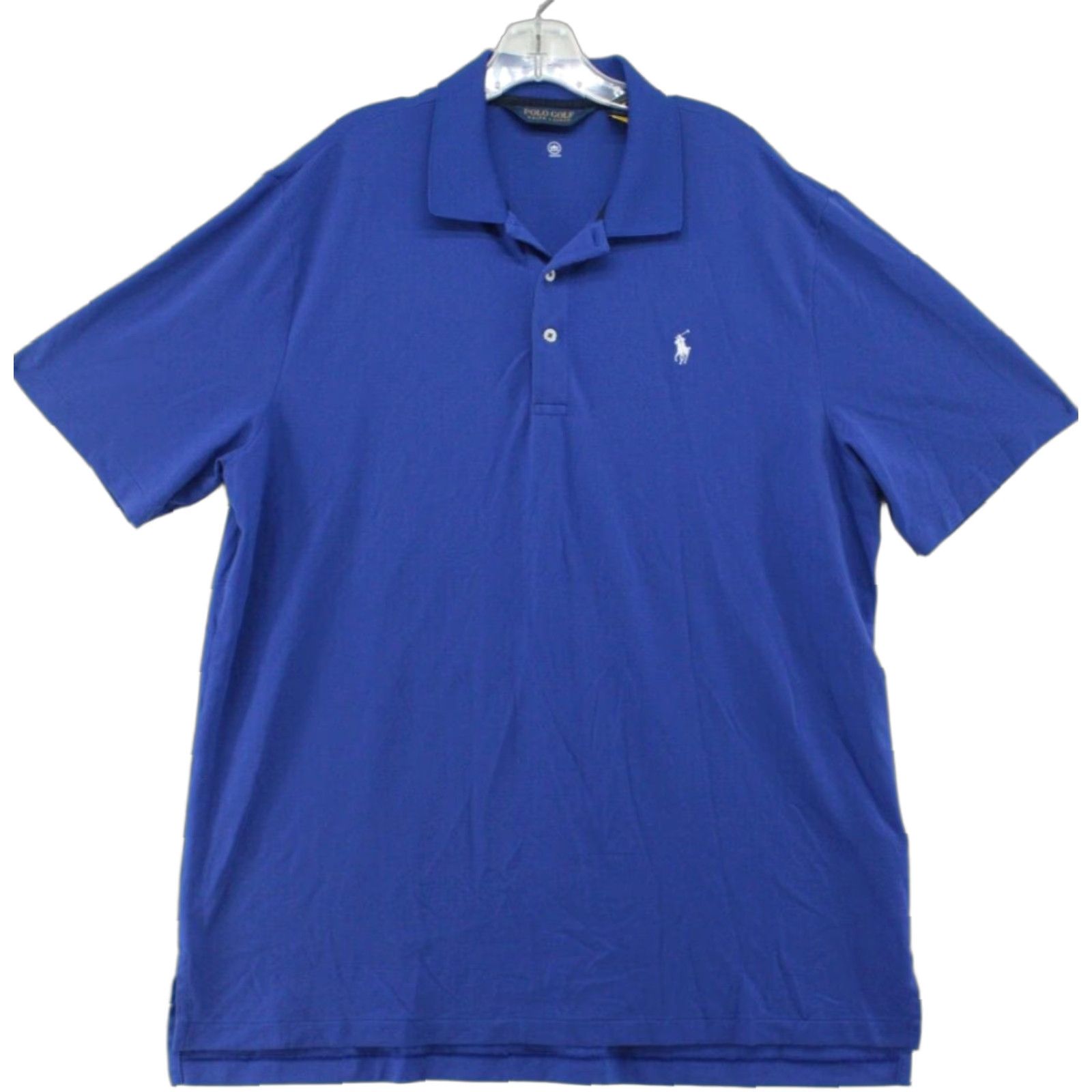 Ralph Lauren Ralph Lauren Polo Golf Shirt Mens XL Blue Performance Pima Cotton Club Logo Size US XL / EU 56 / 4 - 1 Thumbnail