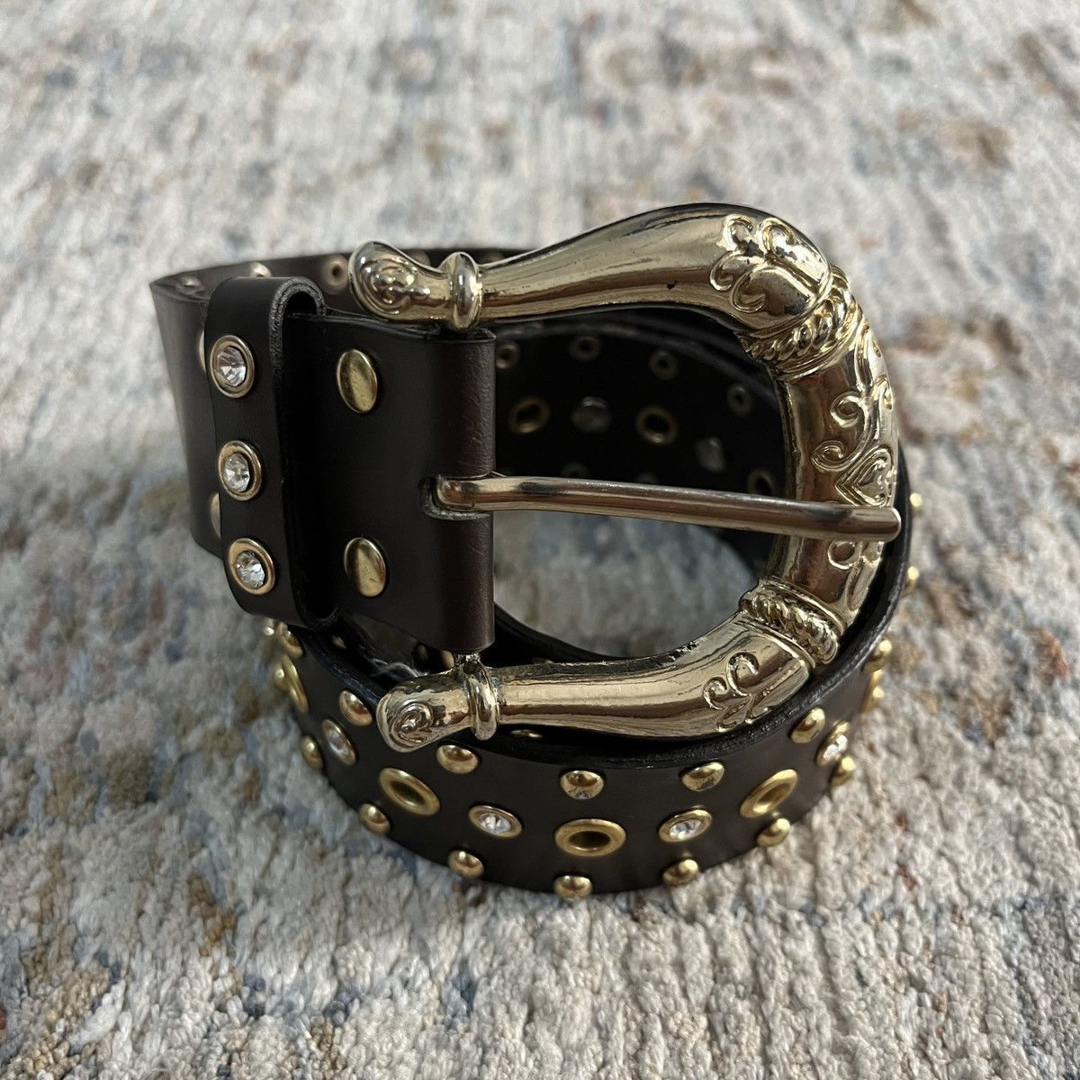 Vintage Y2K Studded Diamond Belt Size ONE SIZE - 2 Thumbnail