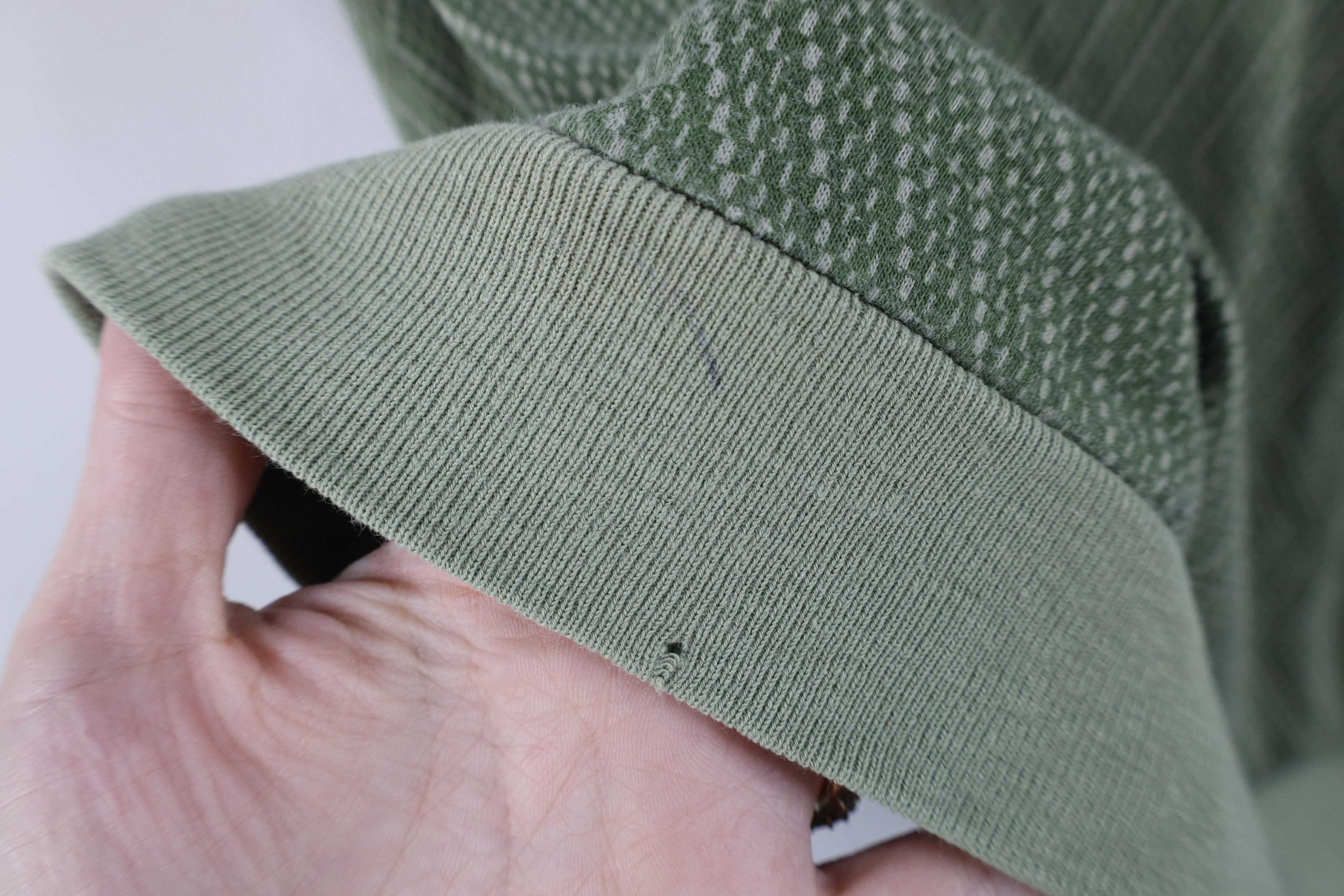 Vintage Vintage 90s Streetwear Knit Pullover Polo Shirt Green Size US XXL / EU 58 / 5 - 4 Thumbnail