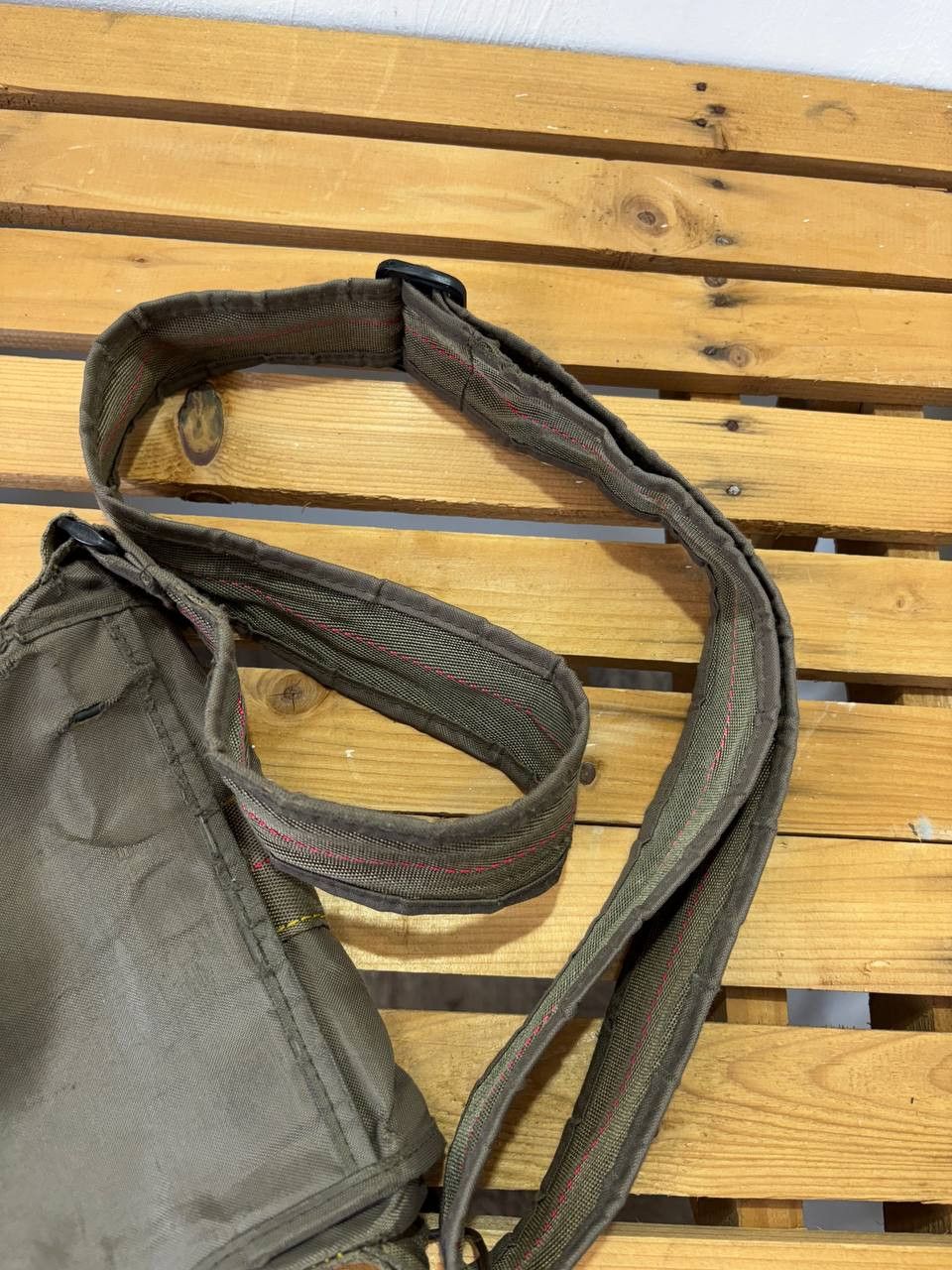 Japanese Brand Vintage Diesel style Y2K Avant Garde Distressed sling Bag Size ONE SIZE - 12 Thumbnail