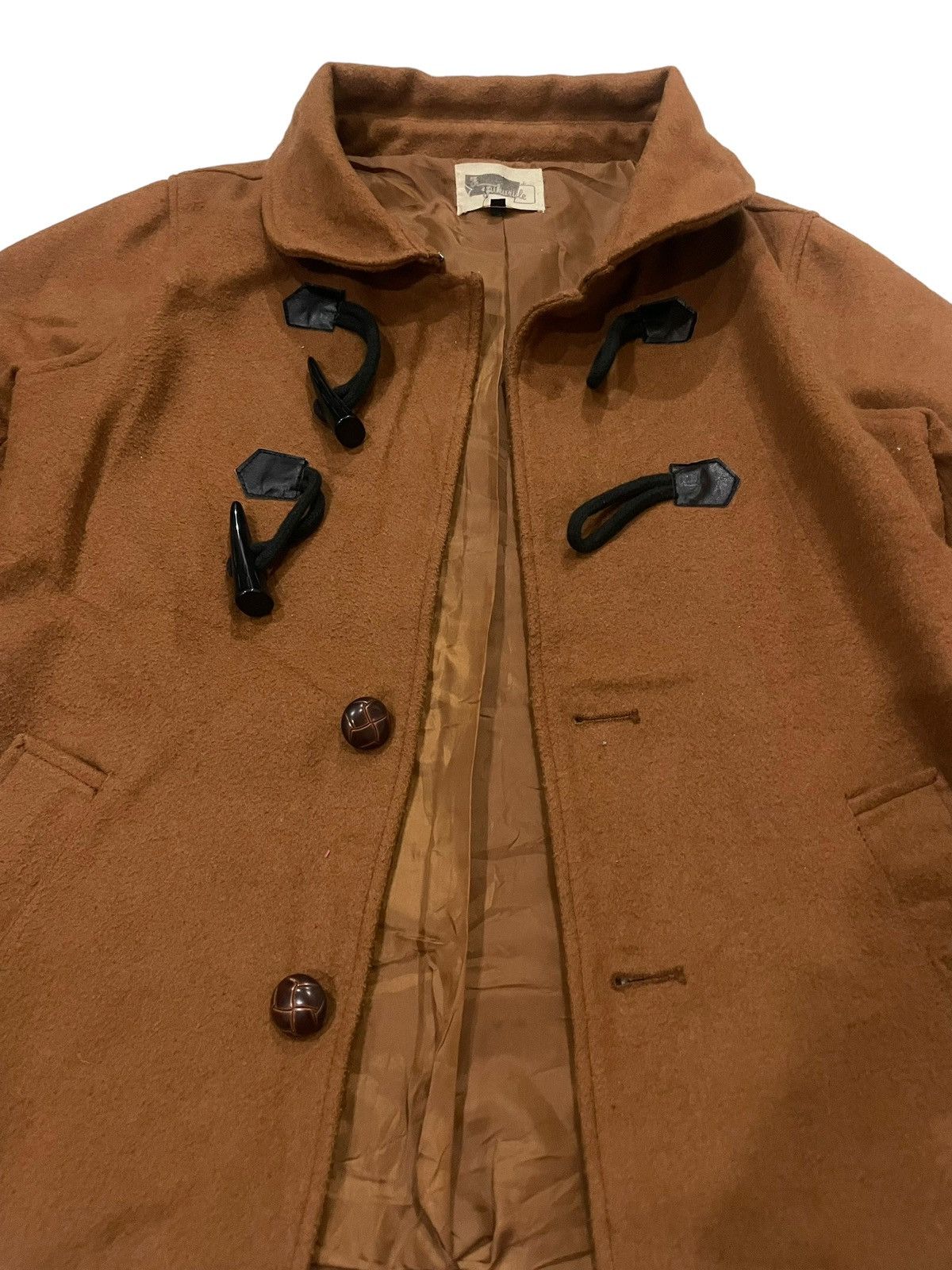 Designer × Japanese Brand Japanese Brand Wool Duffle Bondage Punk Coat Jacket Size US S / EU 44-46 / 1 - 5 Thumbnail