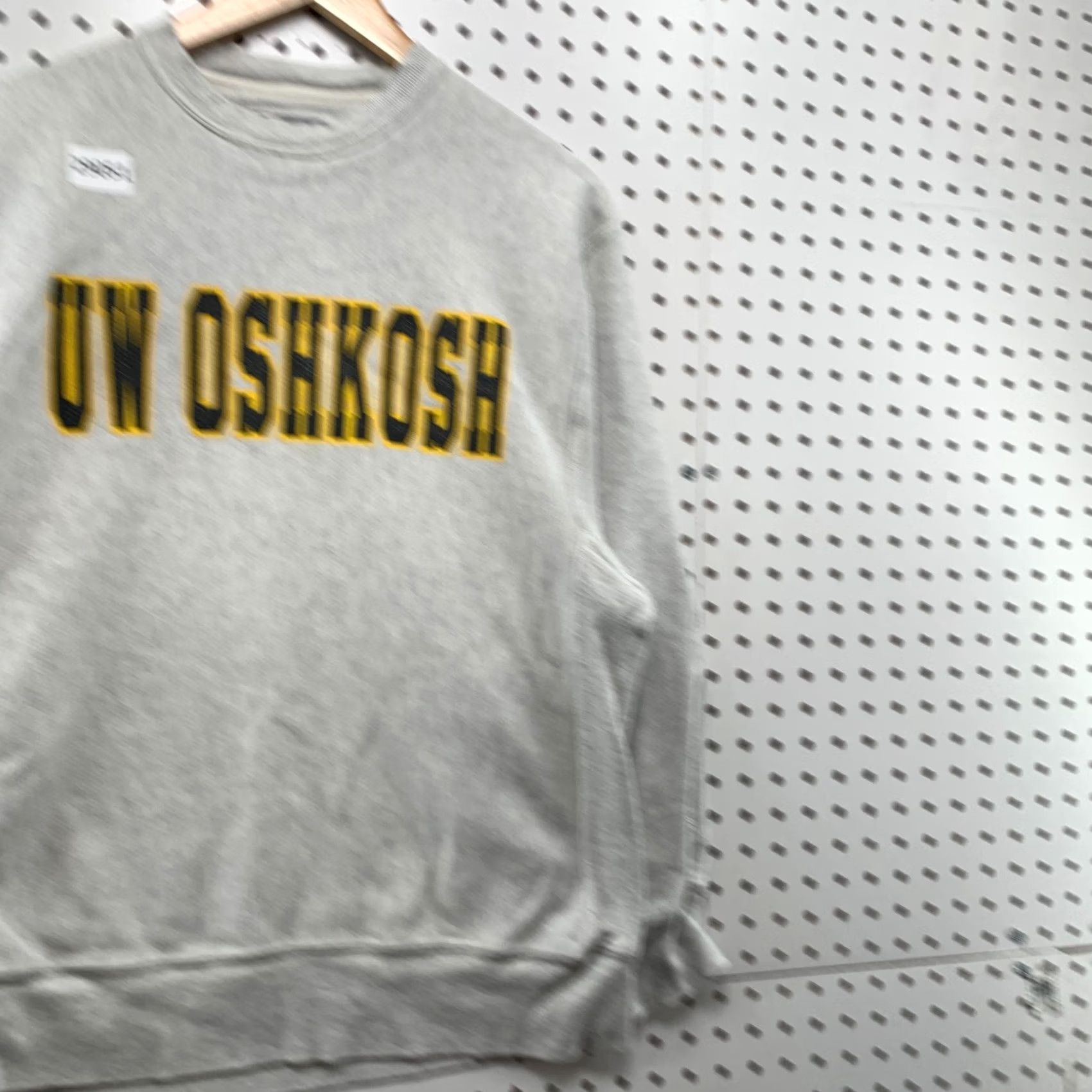 Champion VINTAGE Champion Reverse Weave Sweatshirt University Wisconsin OSHKOSH Gray M Mens Size US M / EU 48-50 / 2 - 4 Thumbnail