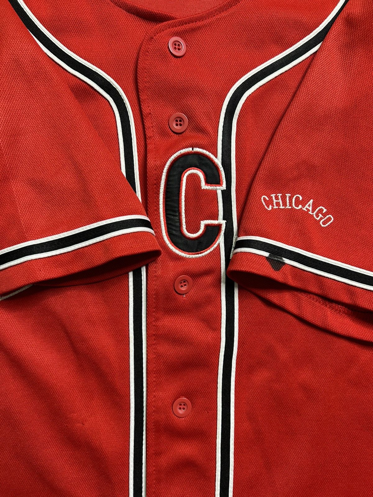 Vintage Vintage 80s Leeman Chicago Baseball Jersey Size US L / EU 52-54 / 3 - 6 Thumbnail