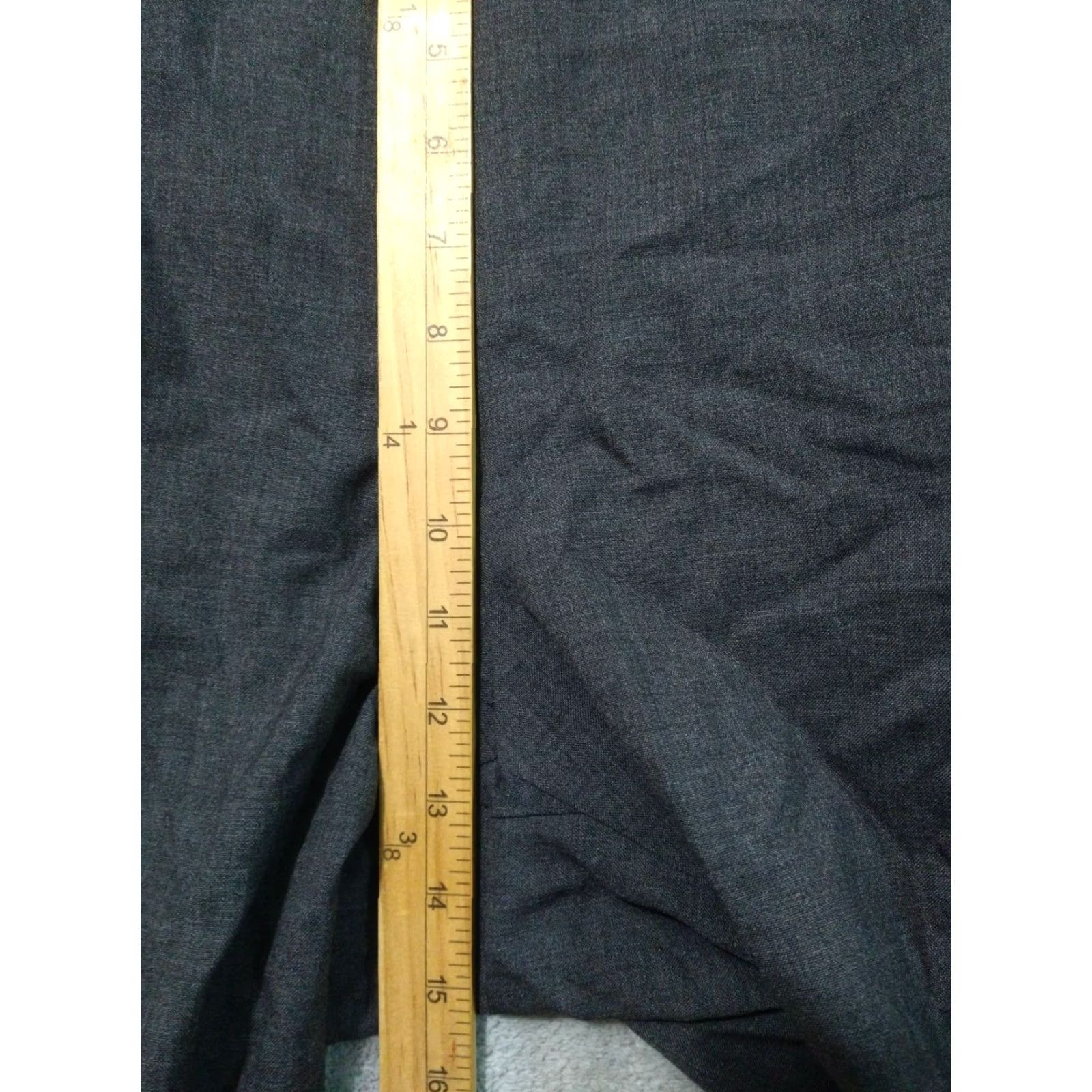 Chaps Chaps Dress Pants Mens 38 x 31 Gray Wool Pleated Cuffed Career Trouser Preppy Dress Pants Mens 38 Gray Wool Pleated Cuffed Career Trouser Preppy Size US 38 / EU 54 - 4 Thumbnail