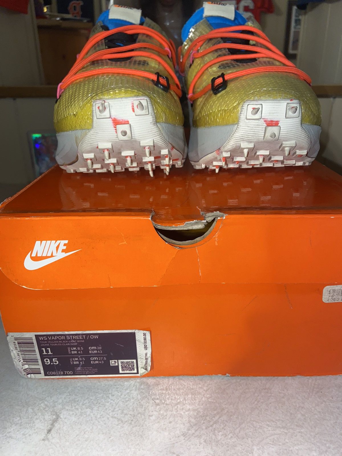 Nike × Off-White Nike x Off-White Vapor Street Tour Yellow Size US 11 / IT 41 - 9 Thumbnail