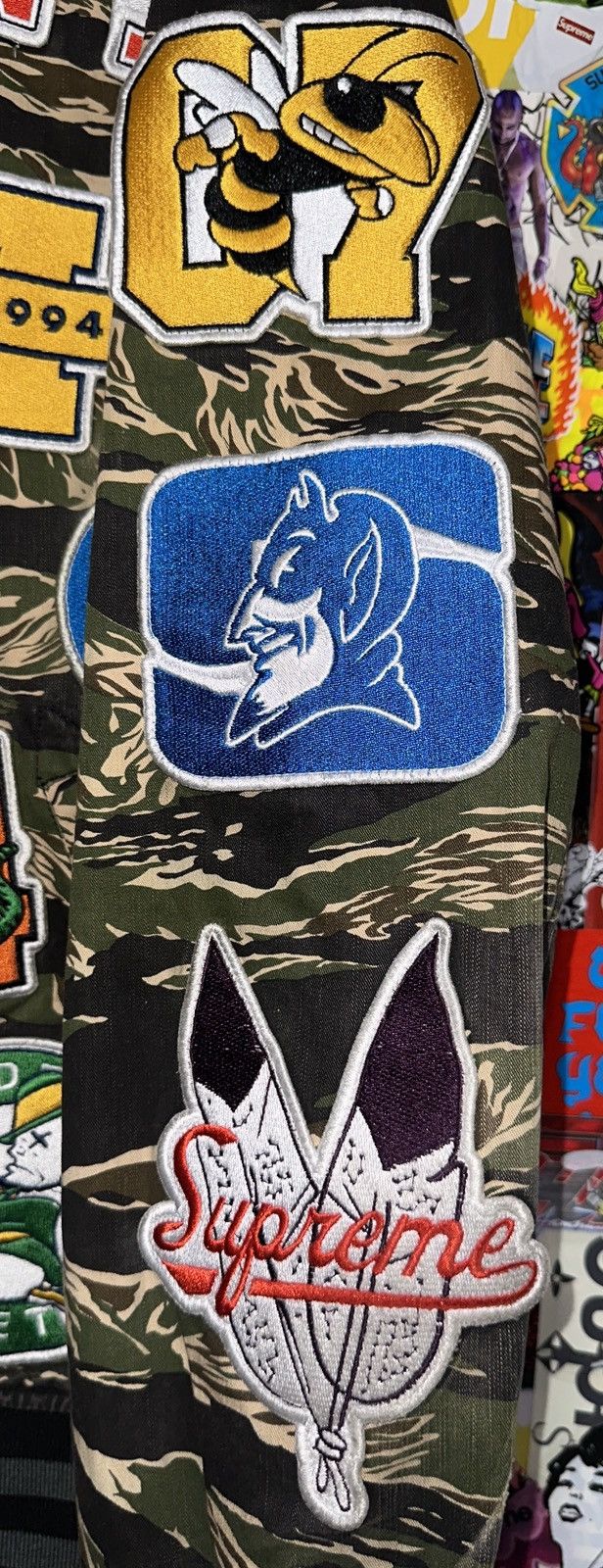 NCAA 2007 Supreme NCAA FTW Varsity Jacket Tiger Camo Patches OG Size US S / EU 44-46 / 1 - 6 Thumbnail