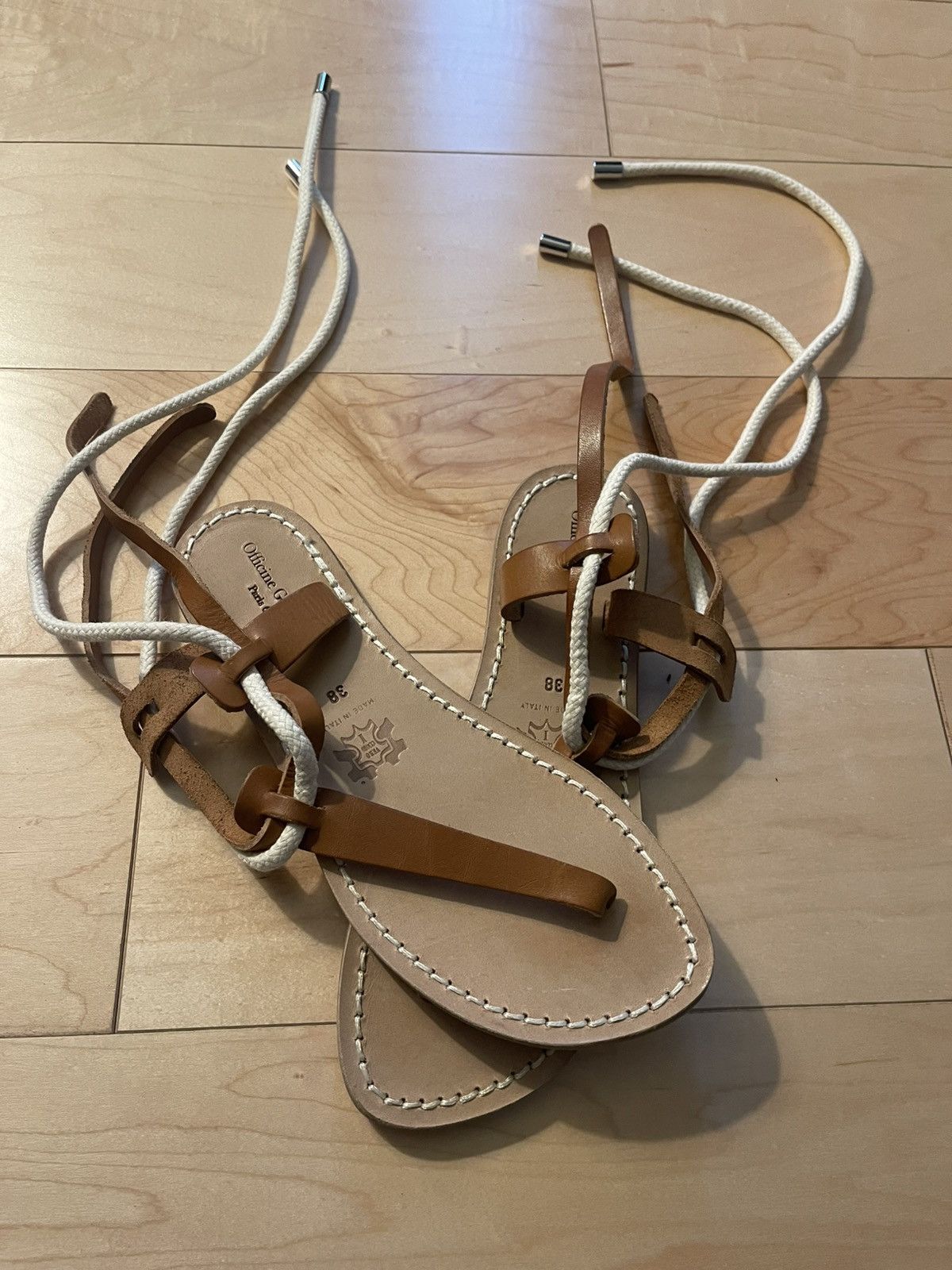 Officine Generale Officine Generale women’s gladiators sandals new 38 Italy Size US 8 / IT 38 - 2 Thumbnail