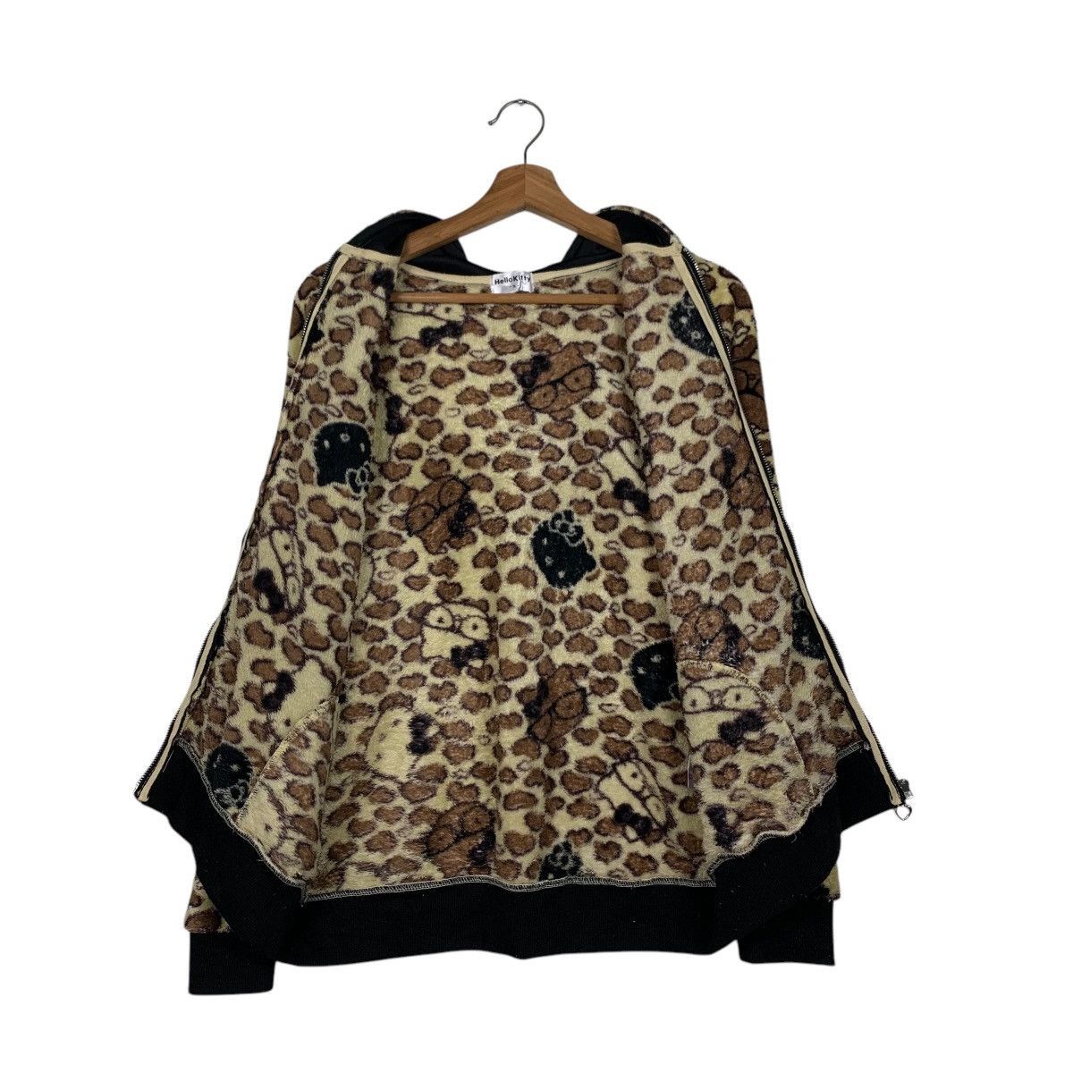 Japanese Brand HELLO KITTY Fullprint Zipper Hoodies Sweatshirt #2017-C87 Size L / US 10 / IT 46 - 13 Thumbnail