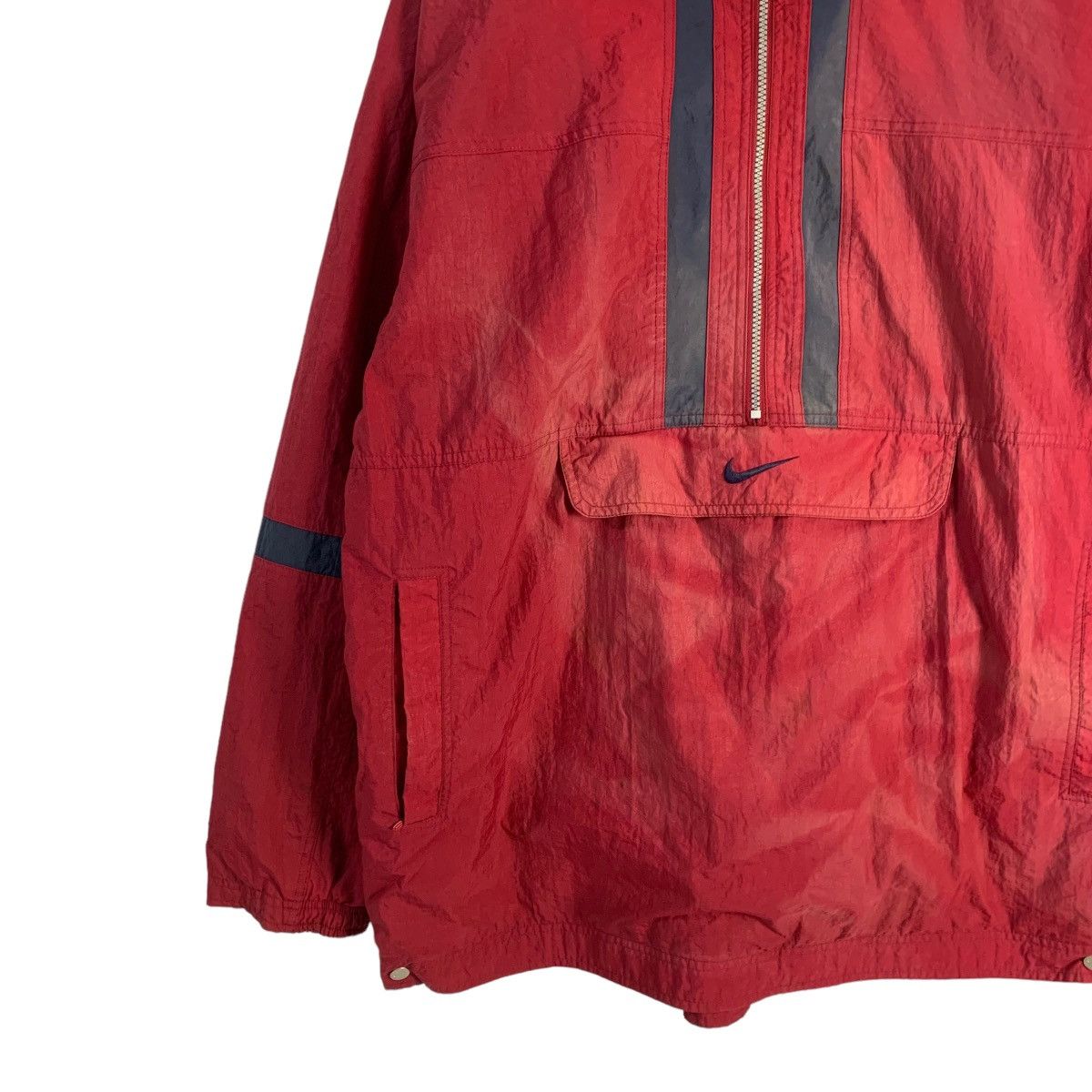 Nike Vintage Nike Center Anorak Windbreaker Jacket Size US XL / EU 56 / 4 - 2 Thumbnail