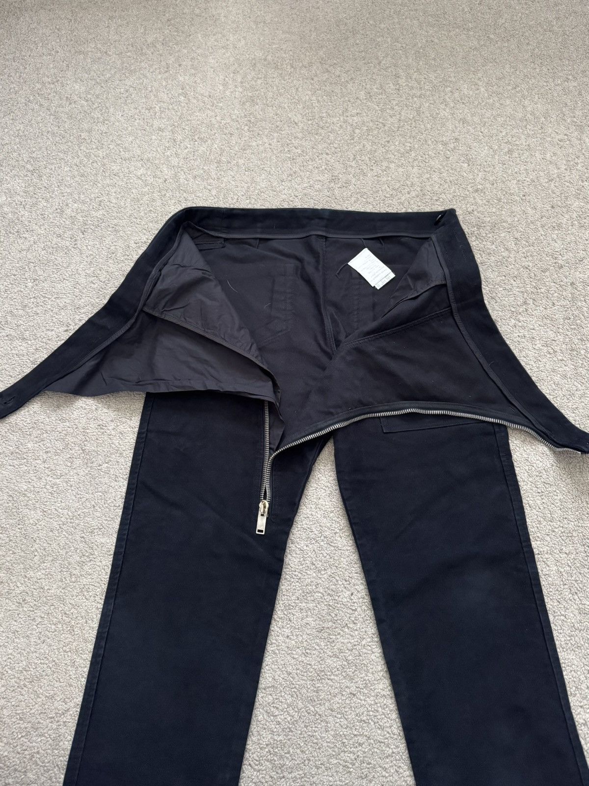 Rick Owens FW13 Rick Owens Mainline Half Layer Moleskin Aircut Pants Size US 32 / EU 48 - 3 Thumbnail