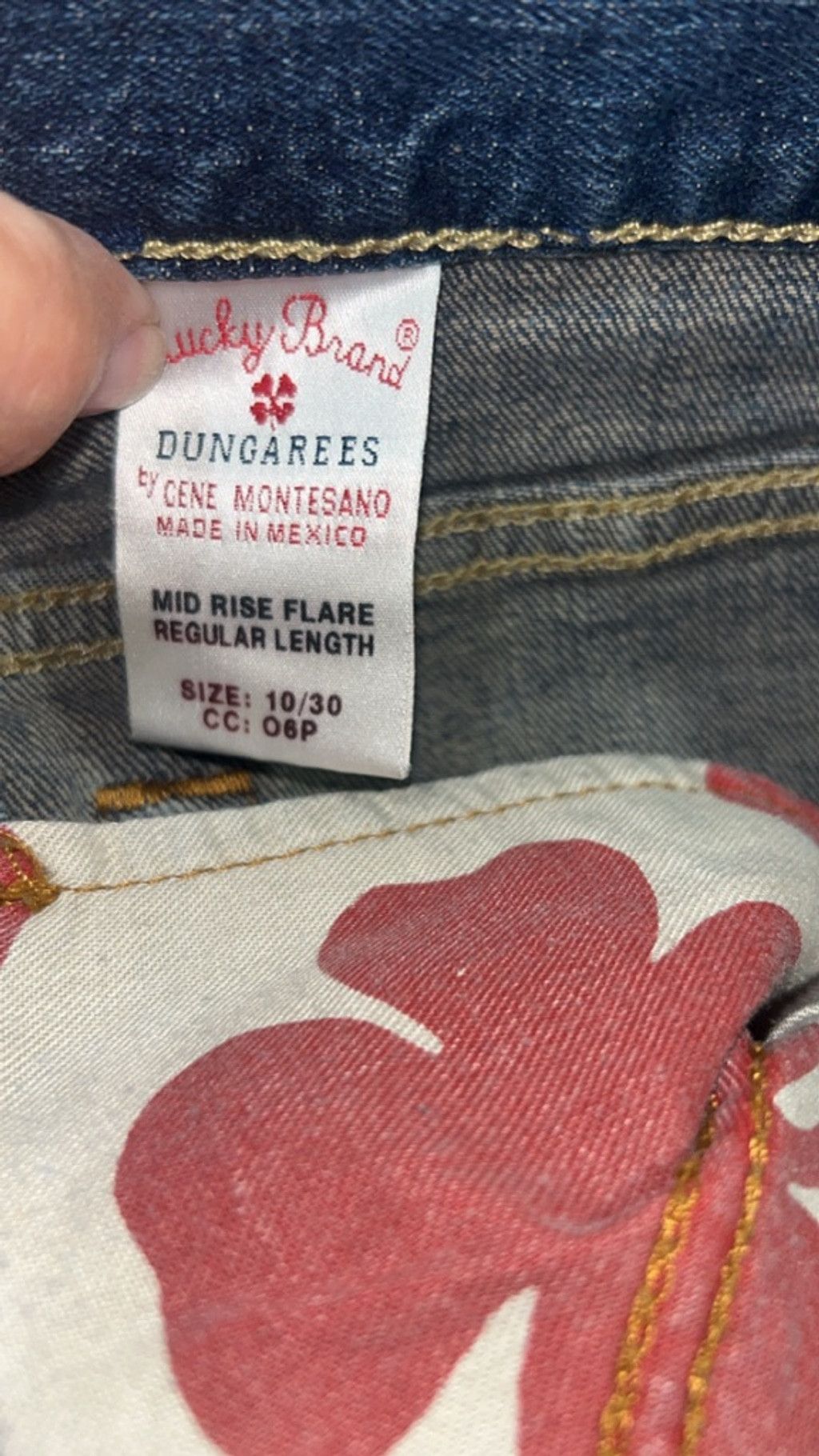 Lucky Brand lucky brand SOHO Mid Rise Flare 10/30 Size 32" / US 10 / IT 46 - 4 Thumbnail