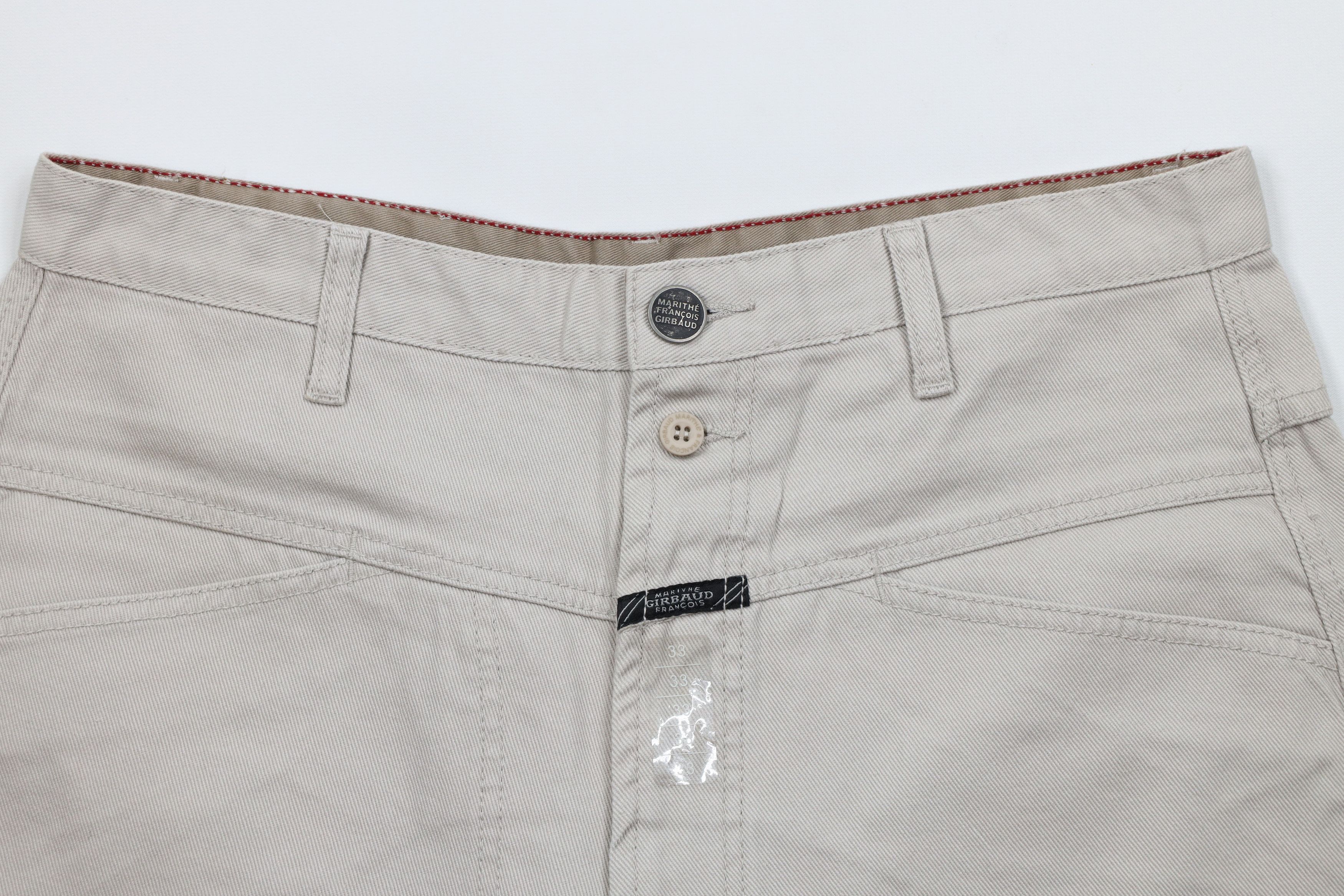 Marithe + Francois Girbaud × Vintage Deadstock Vintage 90s Marithe Francois Girbaud Denim Shorts Size US 33 - 2 Thumbnail